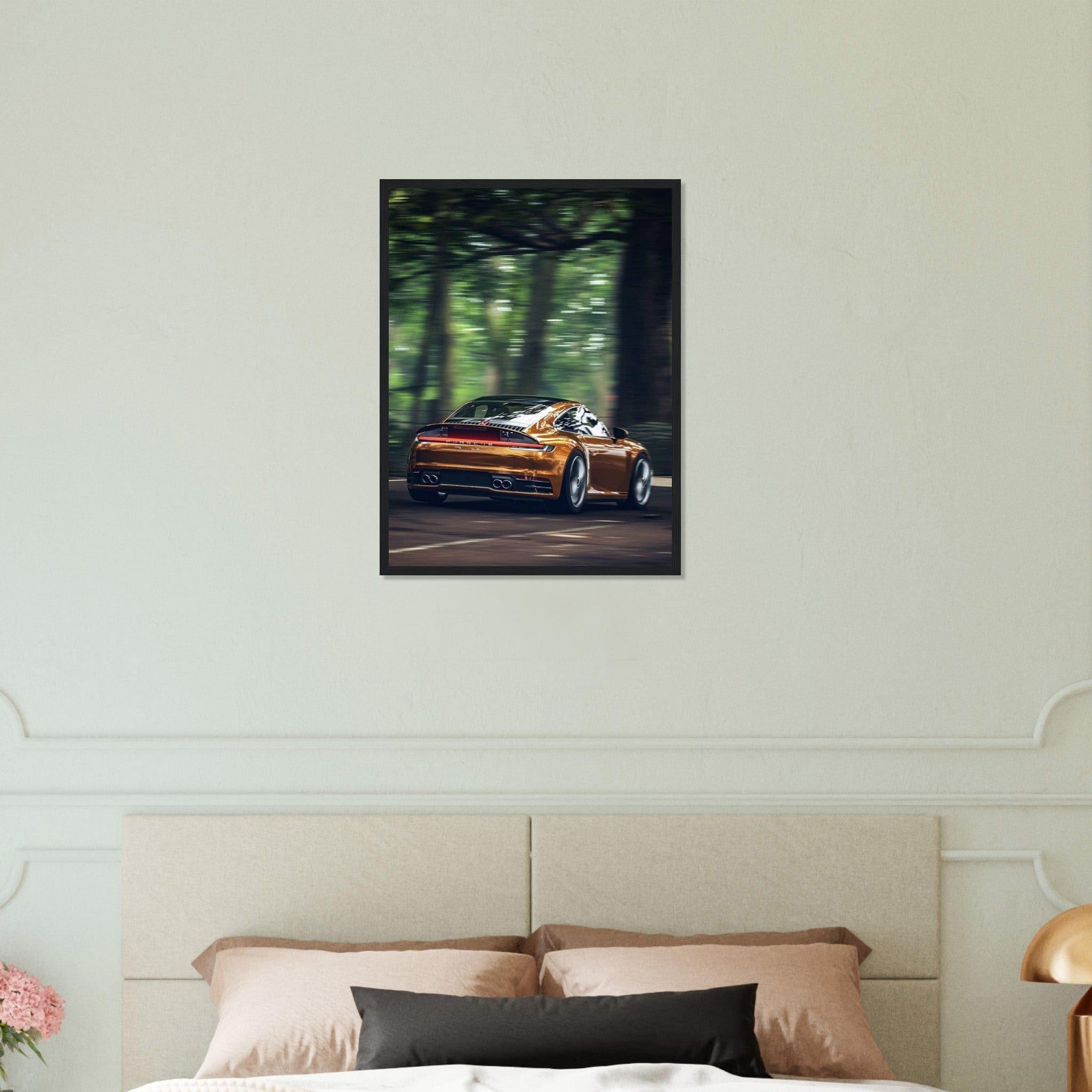 Gelato Print Material Tableau Voiture Porsche