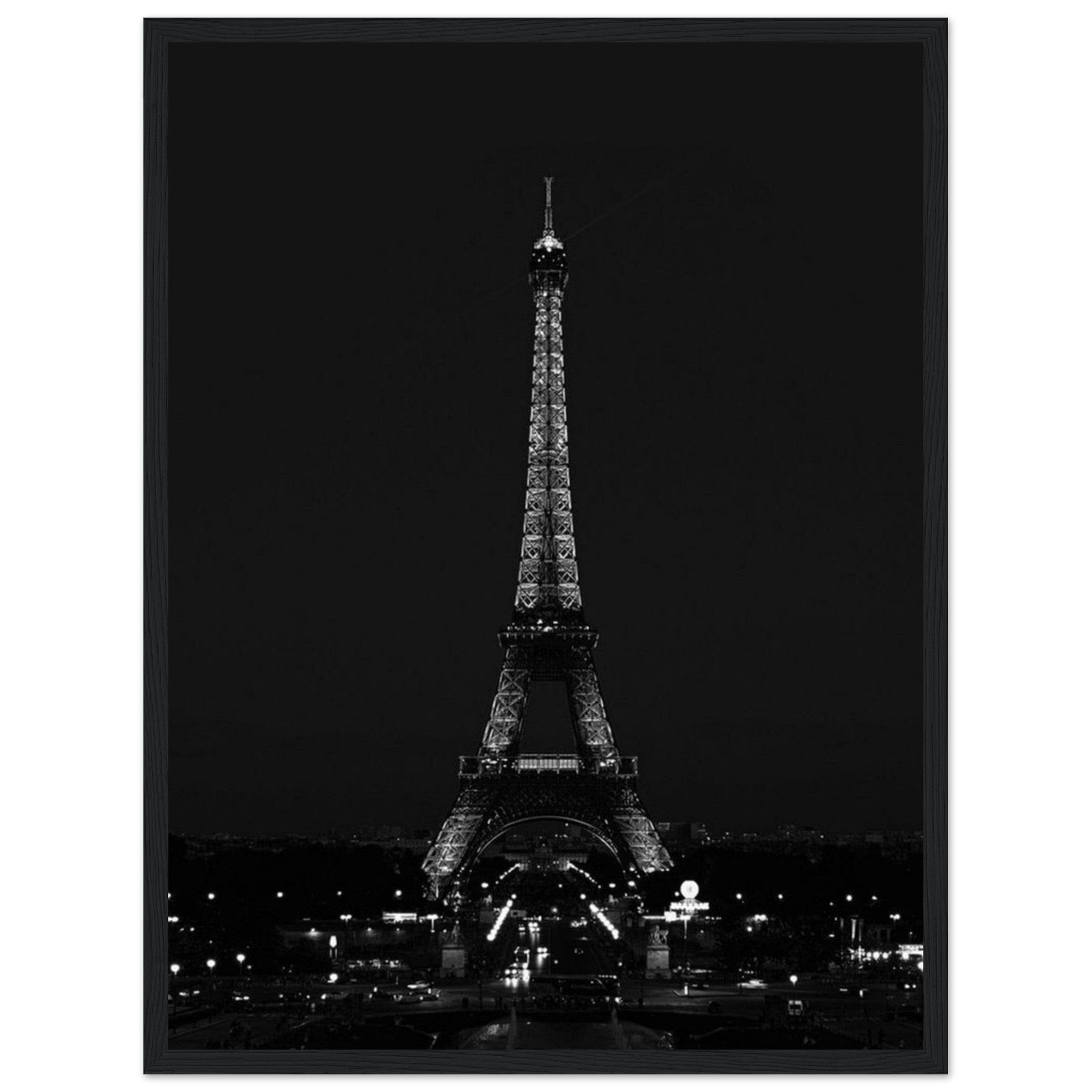 Canvanation Print Material Tableau Paris Noir Et Blanc