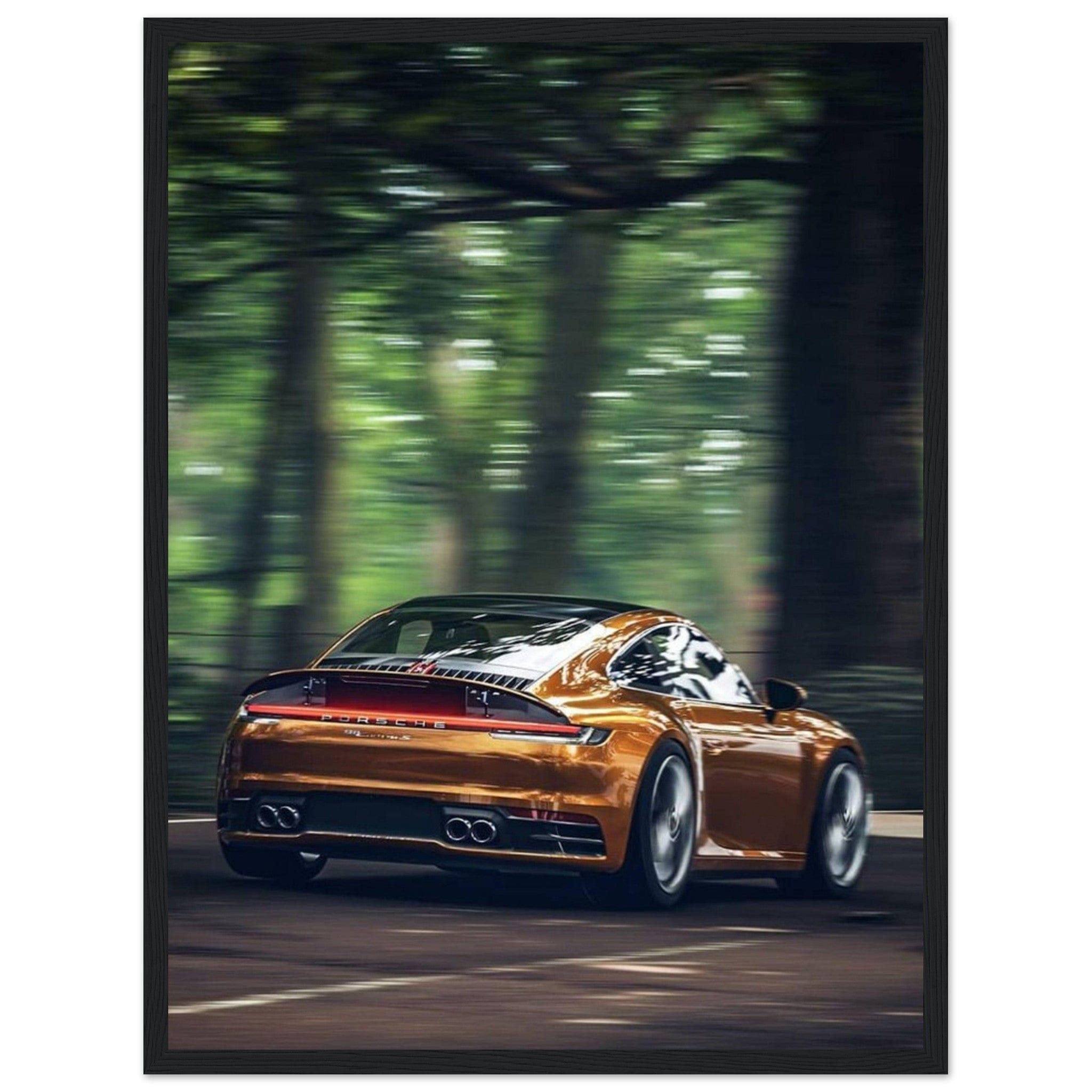 Gelato Print Material 45x60 cm / 18x24″ Tableau Voiture Porsche