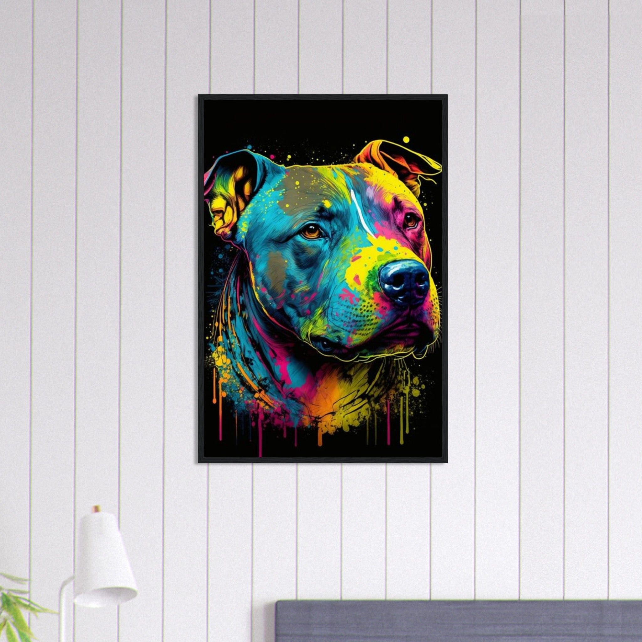 Canvanation Print Material 60x90 cm / 24x36″ Tableau Chien - Regard tendre