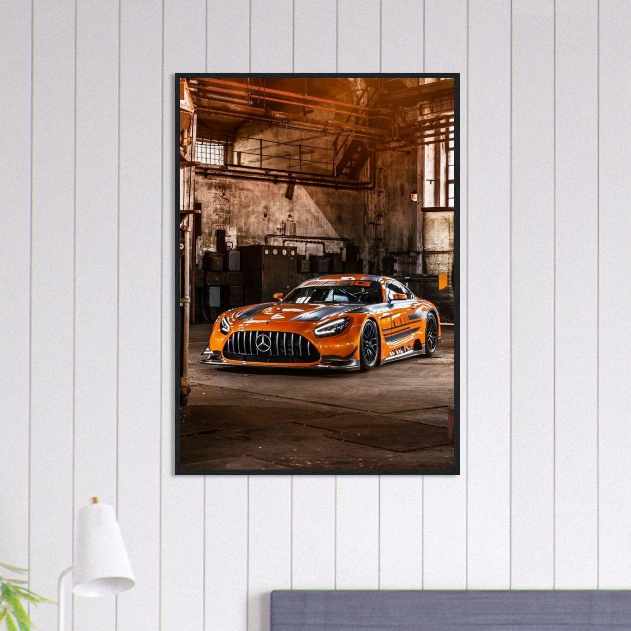 Canvanation Print Material 70x100 cm / 28x40″ Tableau Voiture Mercedes Gt Coupe