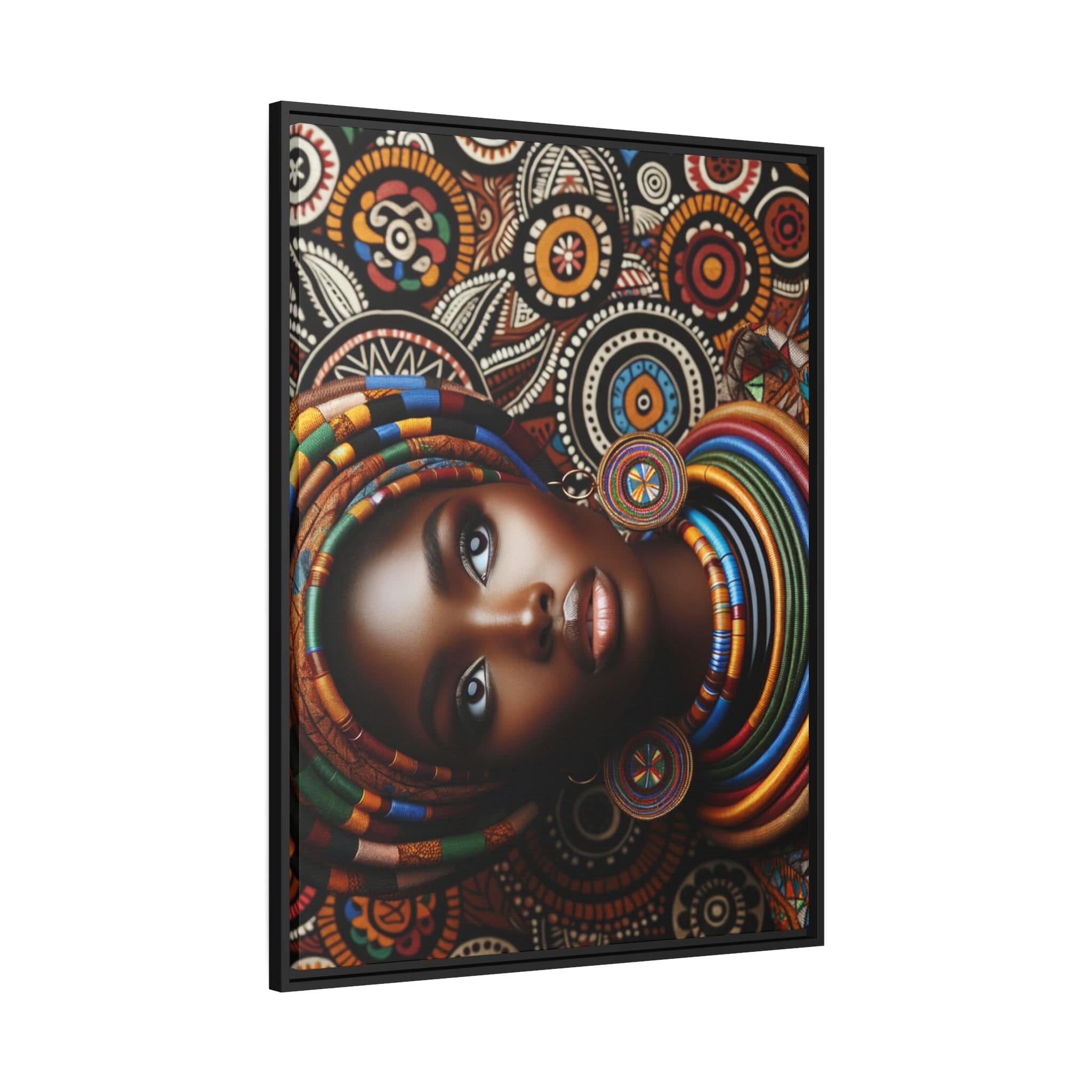 Printify Canvas Tableau "La beauté et la force de la femme africaine"