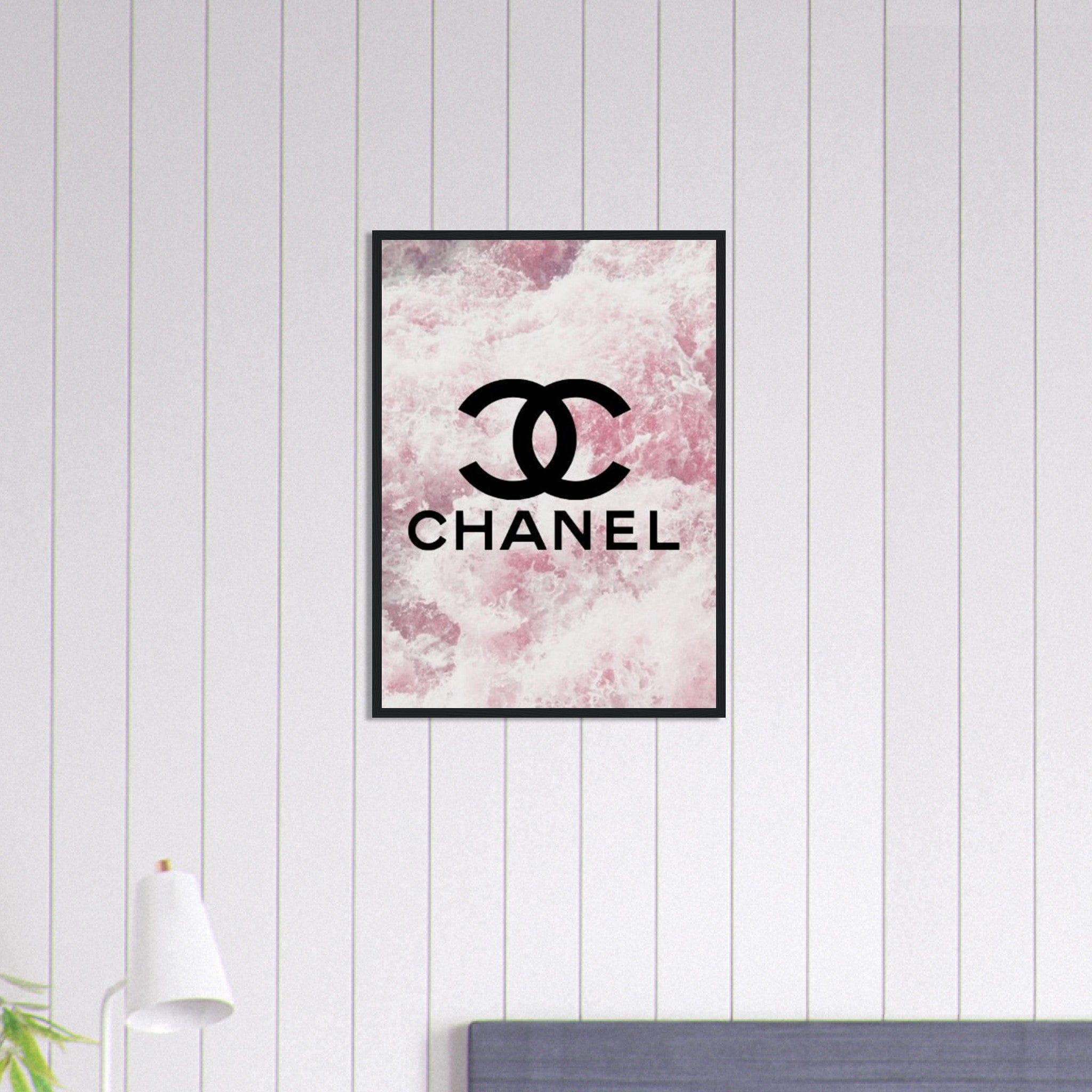 Tableau Chanel Fond Mer Rose Canvanation