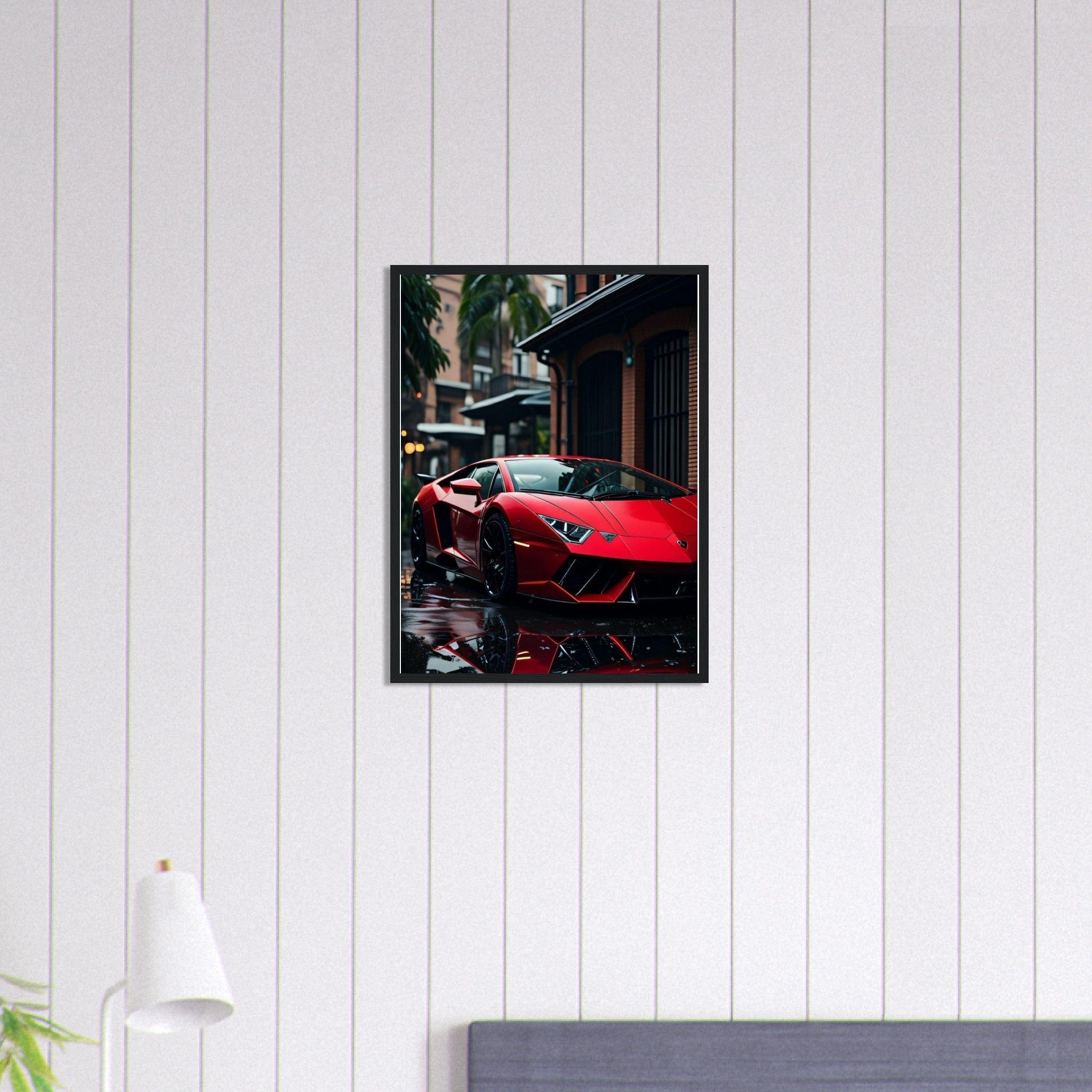 Canvanation Print Material 45x60 cm / 18x24″ Tableau voiture Lamborghini Huracan