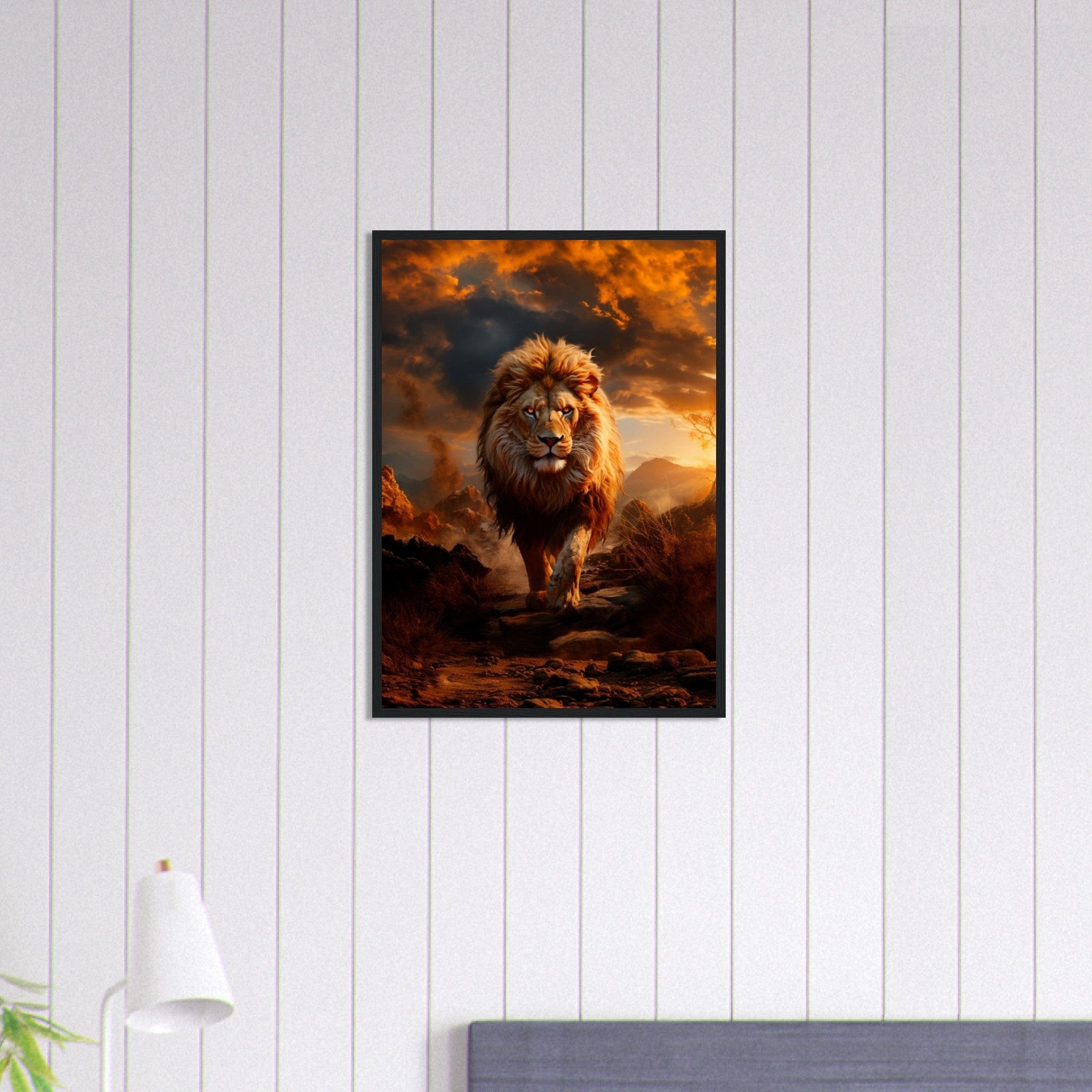 Canvanation Print Material 50x70 cm / 20x28″ Tableau Lion Art