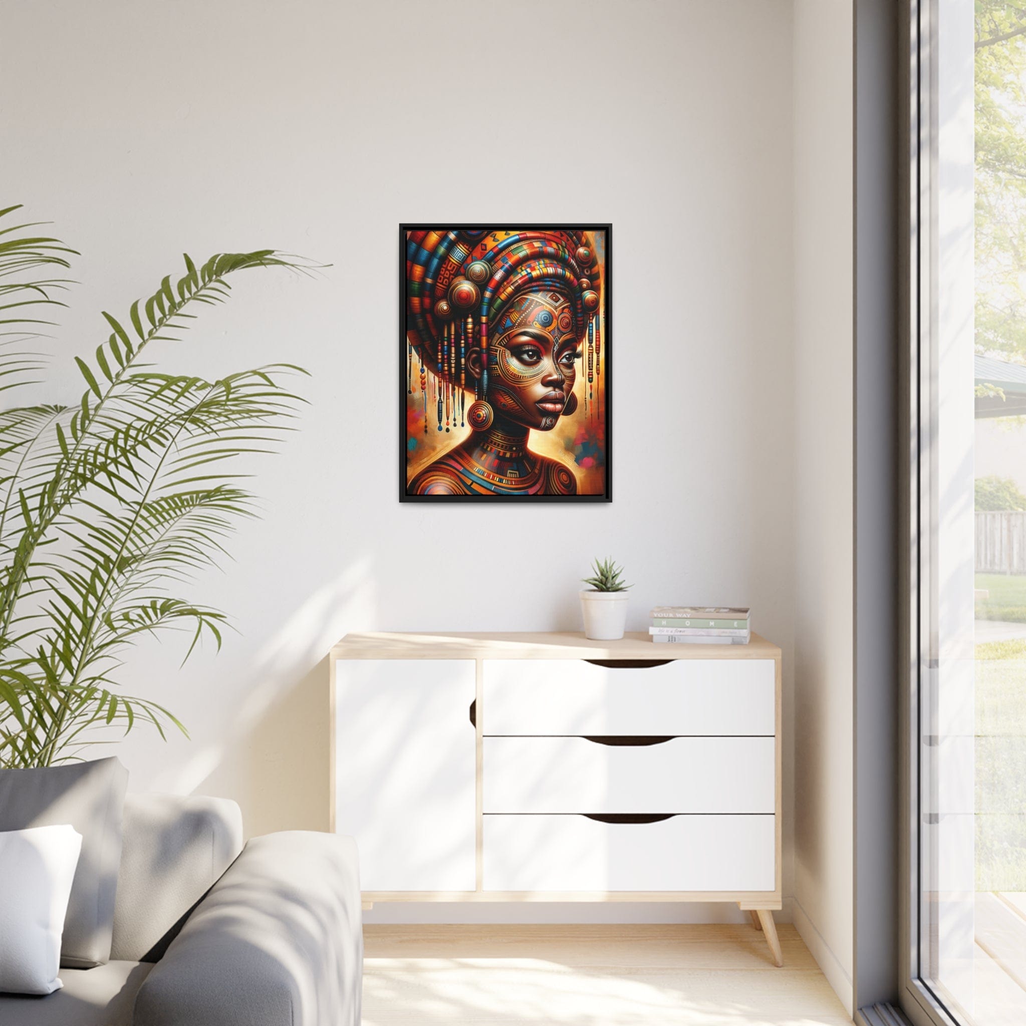 Printify Canvas Tableau "Reines d'Afrique : Célébration de la force et de la grâce des femmes africaines".