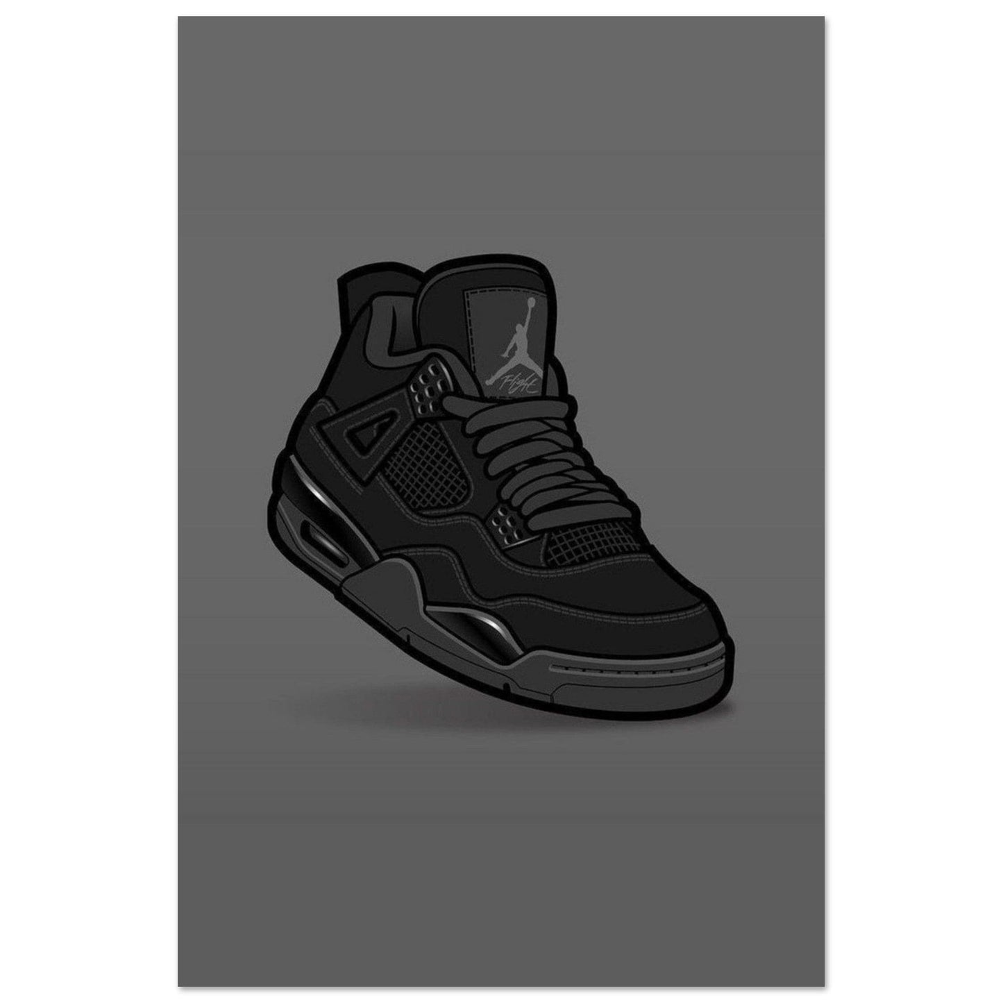 Tableau Sneaker Jordan Noir - Canvanation