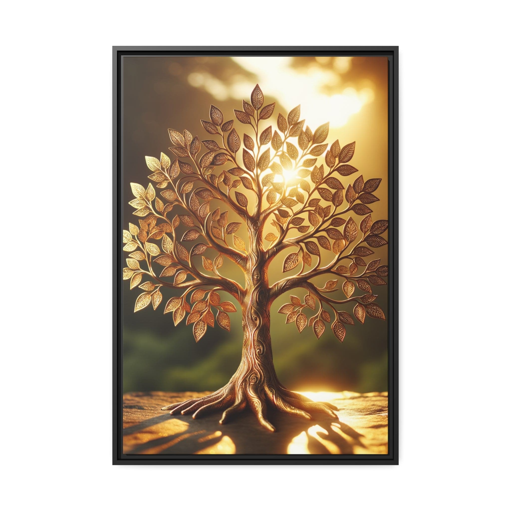 Printify Canvas 24″ x 36″ (Vertical) Tableau Arbre De Vie Croissance Et Abondance