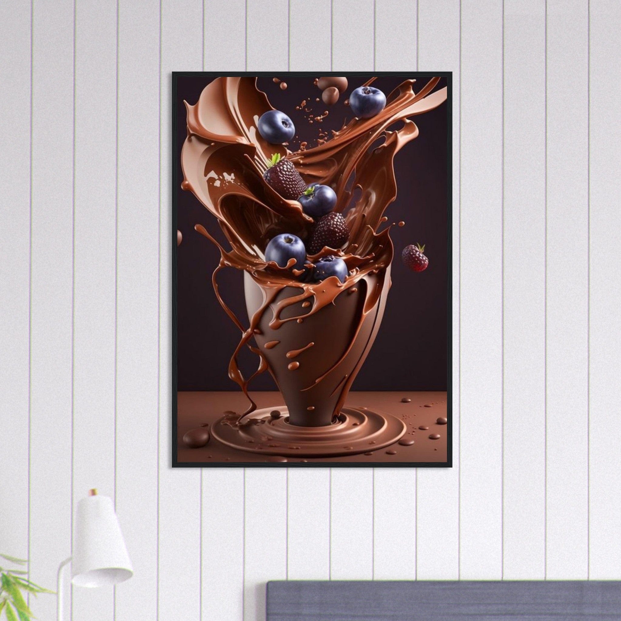 Canvanation Print Material 70x100 cm / 28x40″ Tableau Cuisine Tasse Chocolat