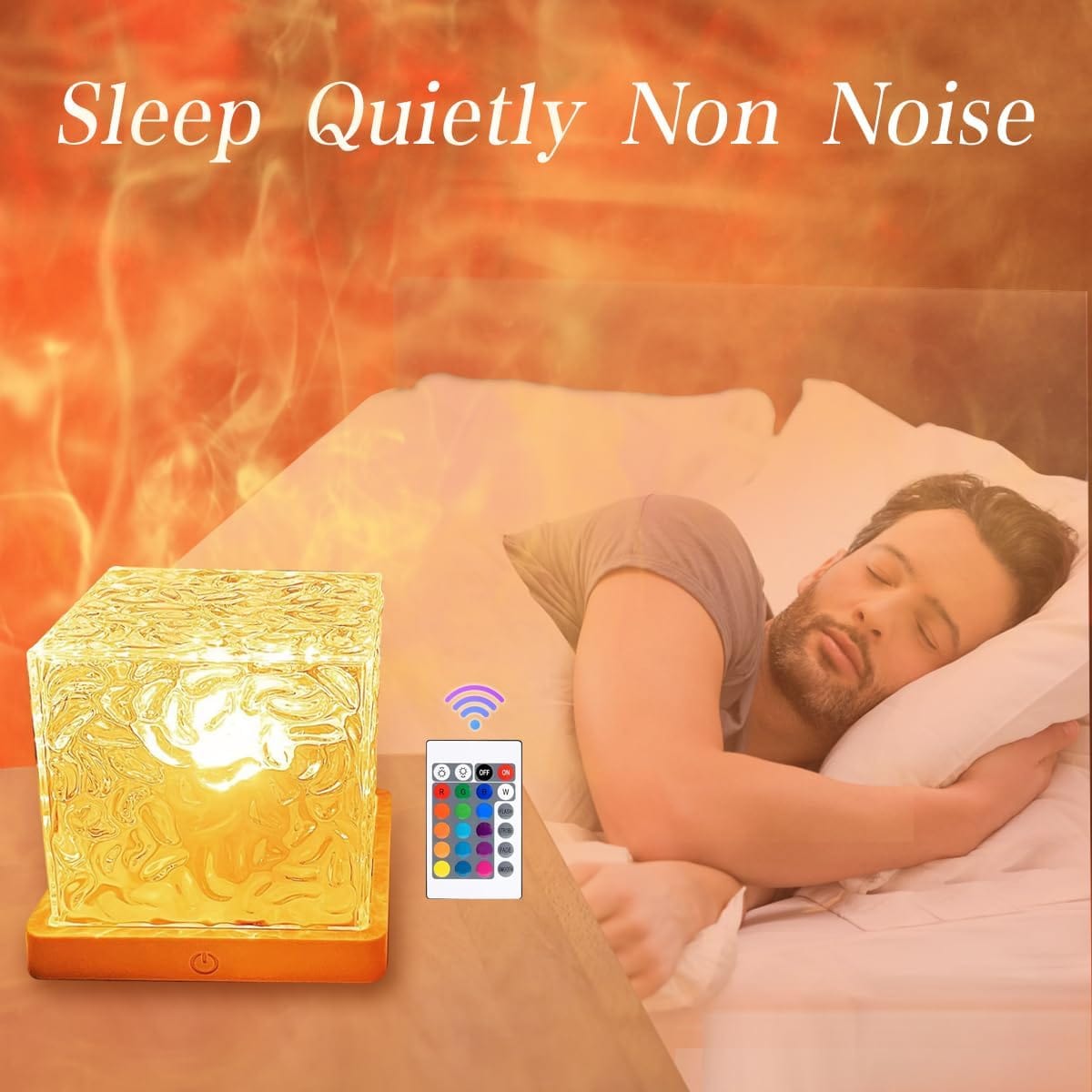 Canvanation 16 couleurs + télécommande Projecteur Dynamique à Vagues Rotatives