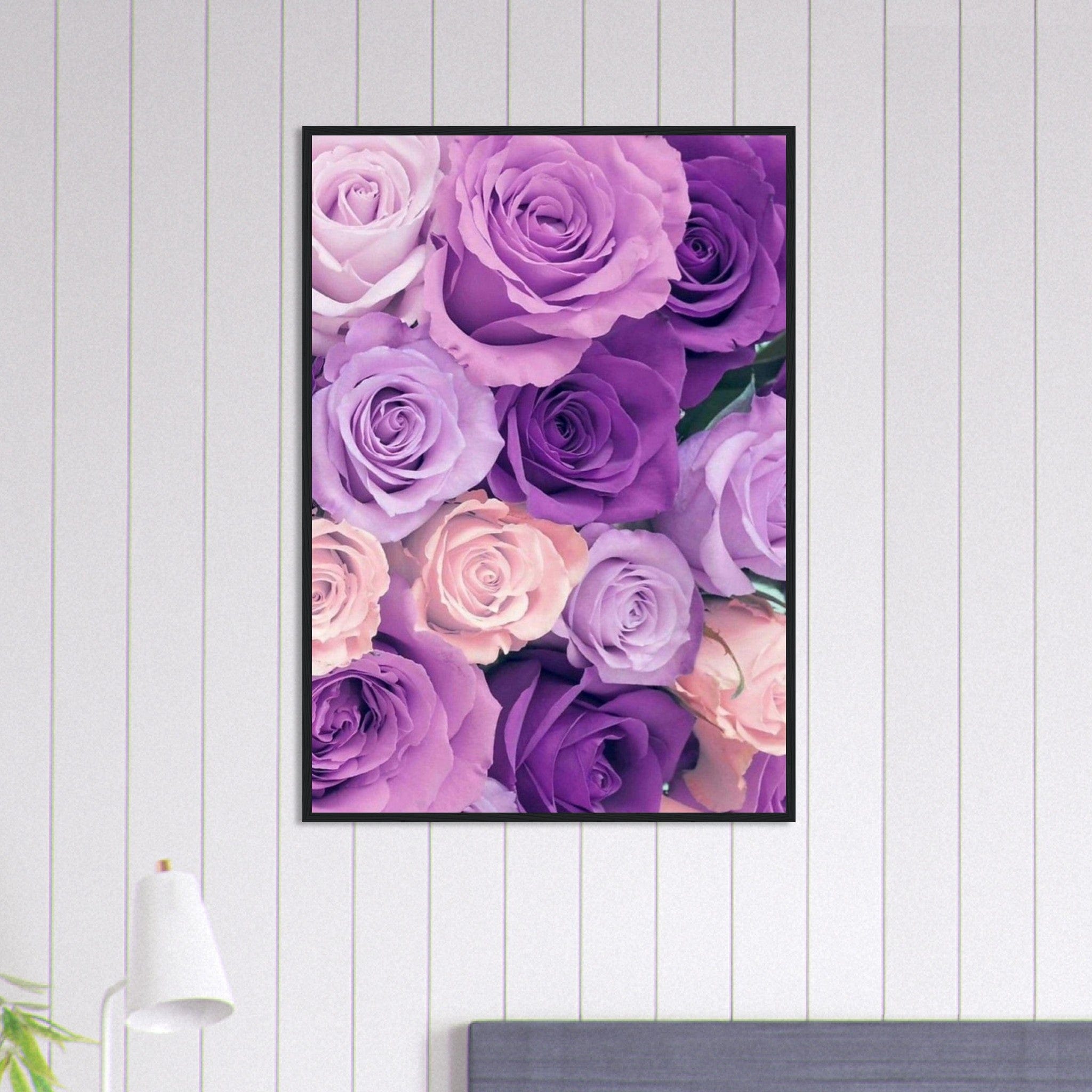 Tableau Rose Violet Canvanation