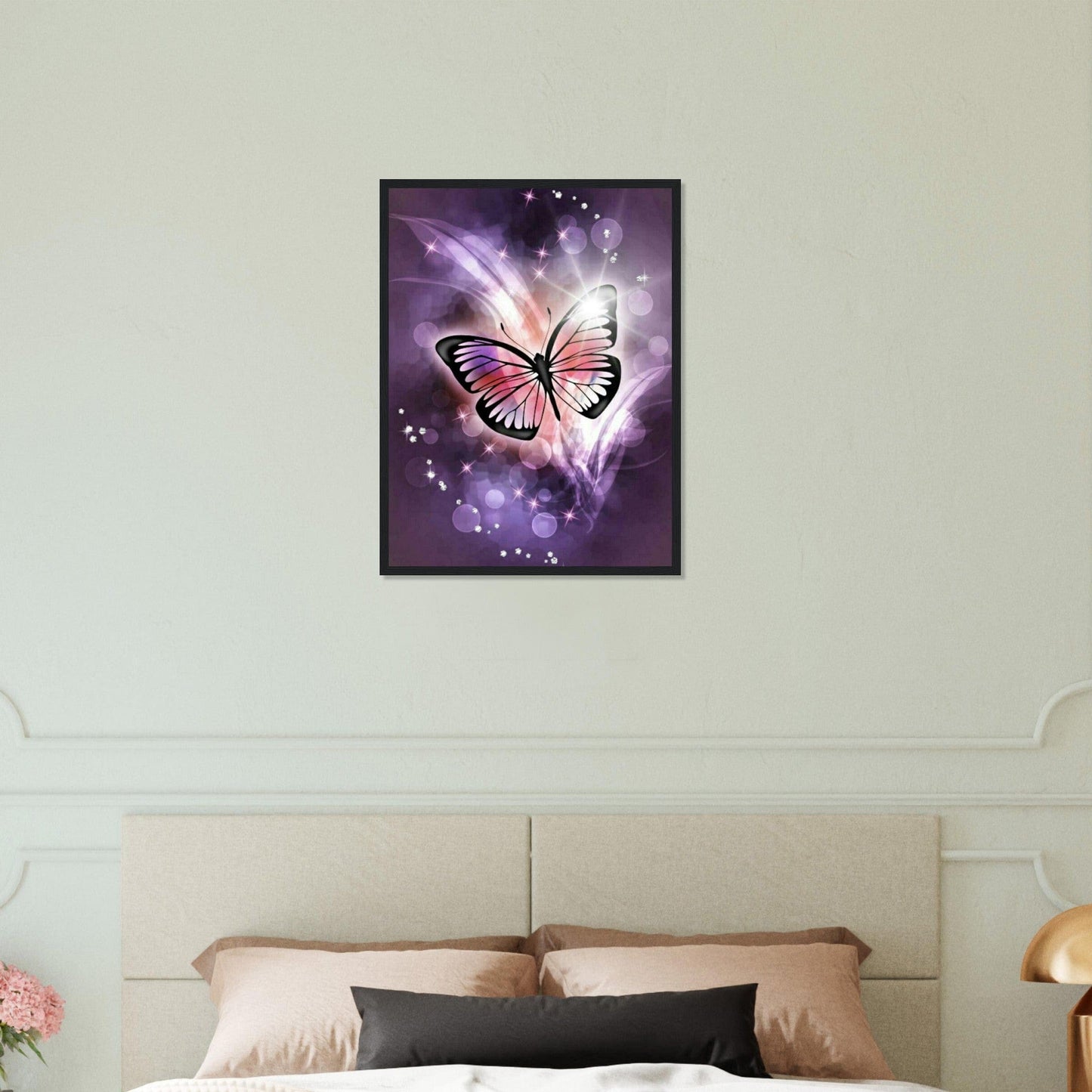 Tableau Papillon Violet