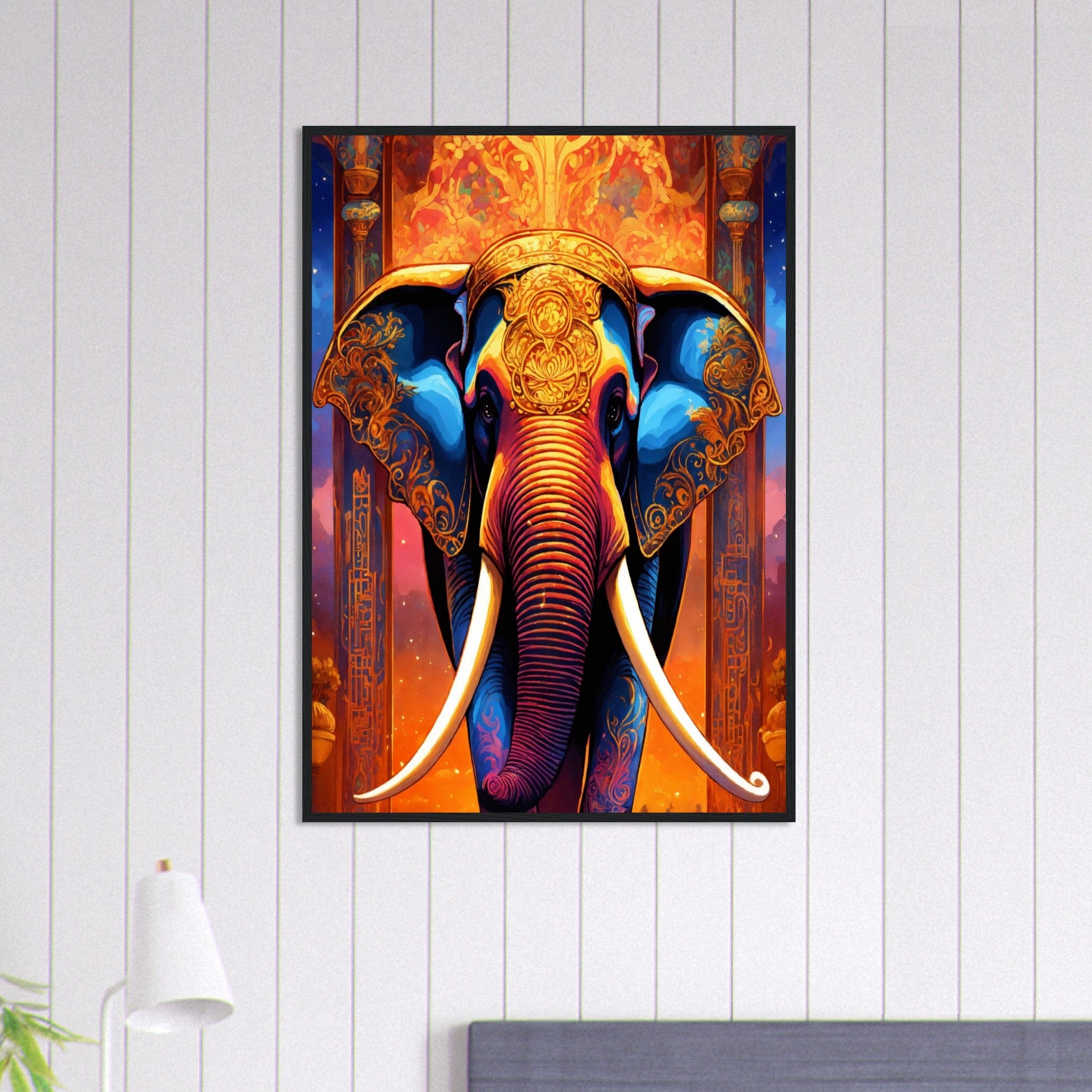 Canvanation Print Material 70x100 cm / 28x40″ Tableau Elephant Force Et Sagesse