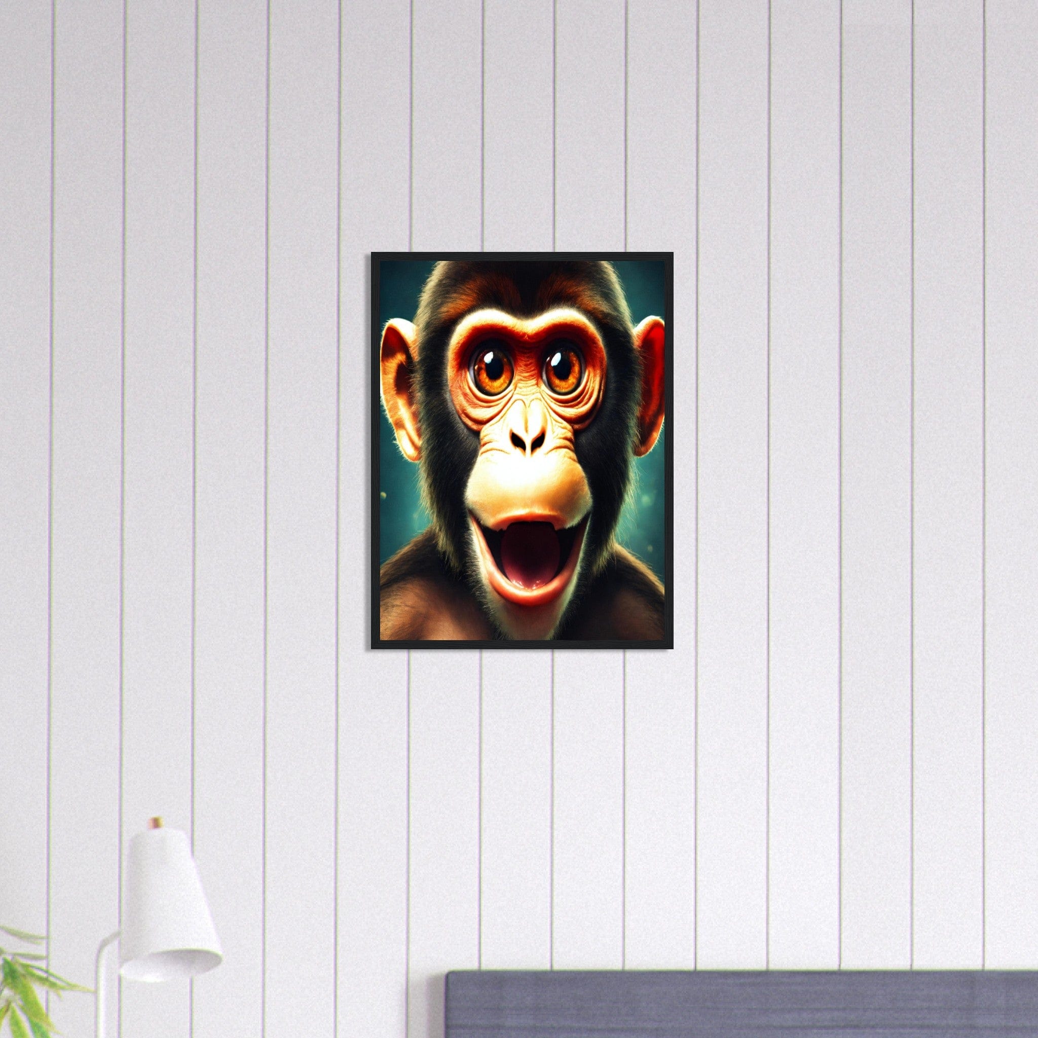 Tableau Singe Dans les Yeux du Singe