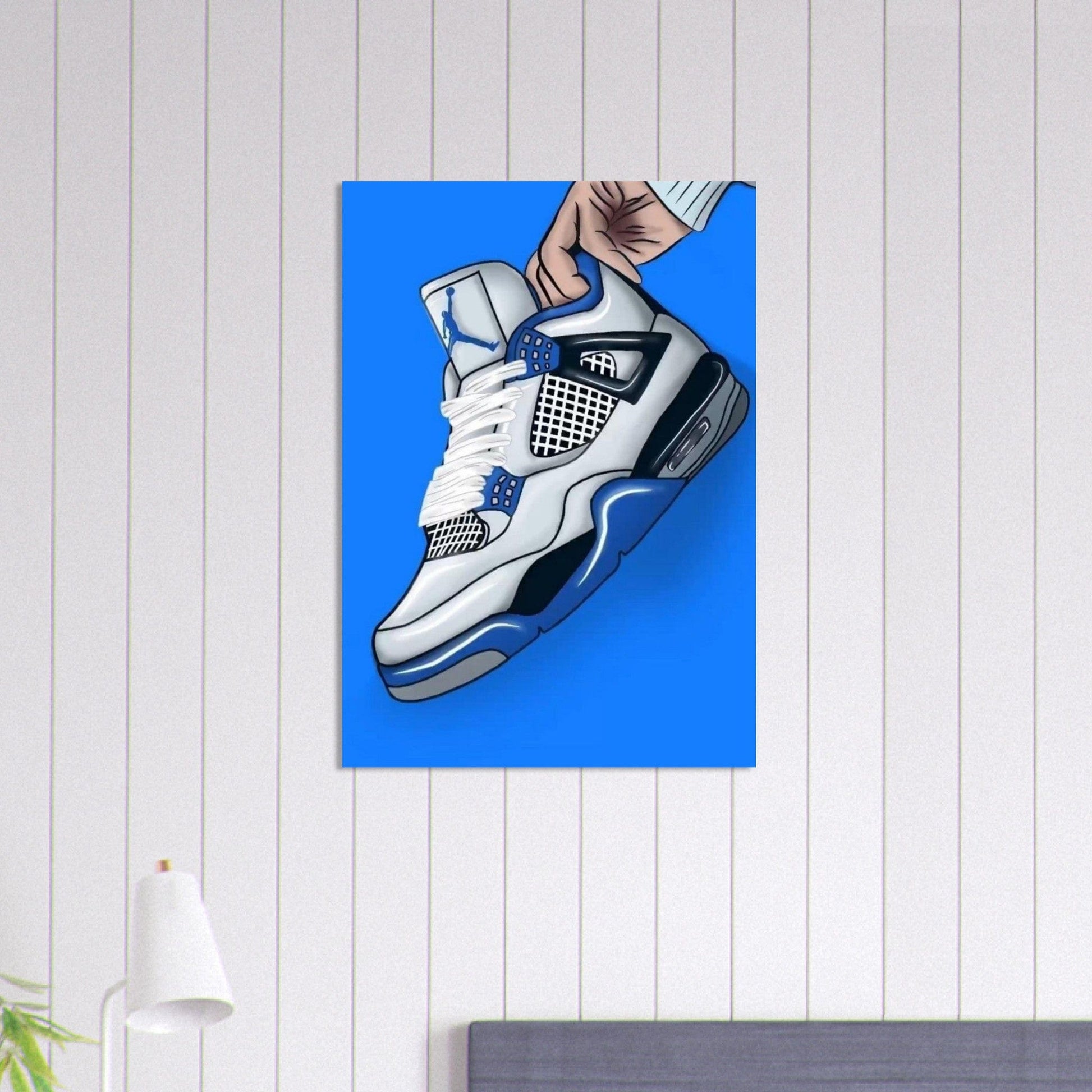 Tableau Sneaker Jordan Bleu