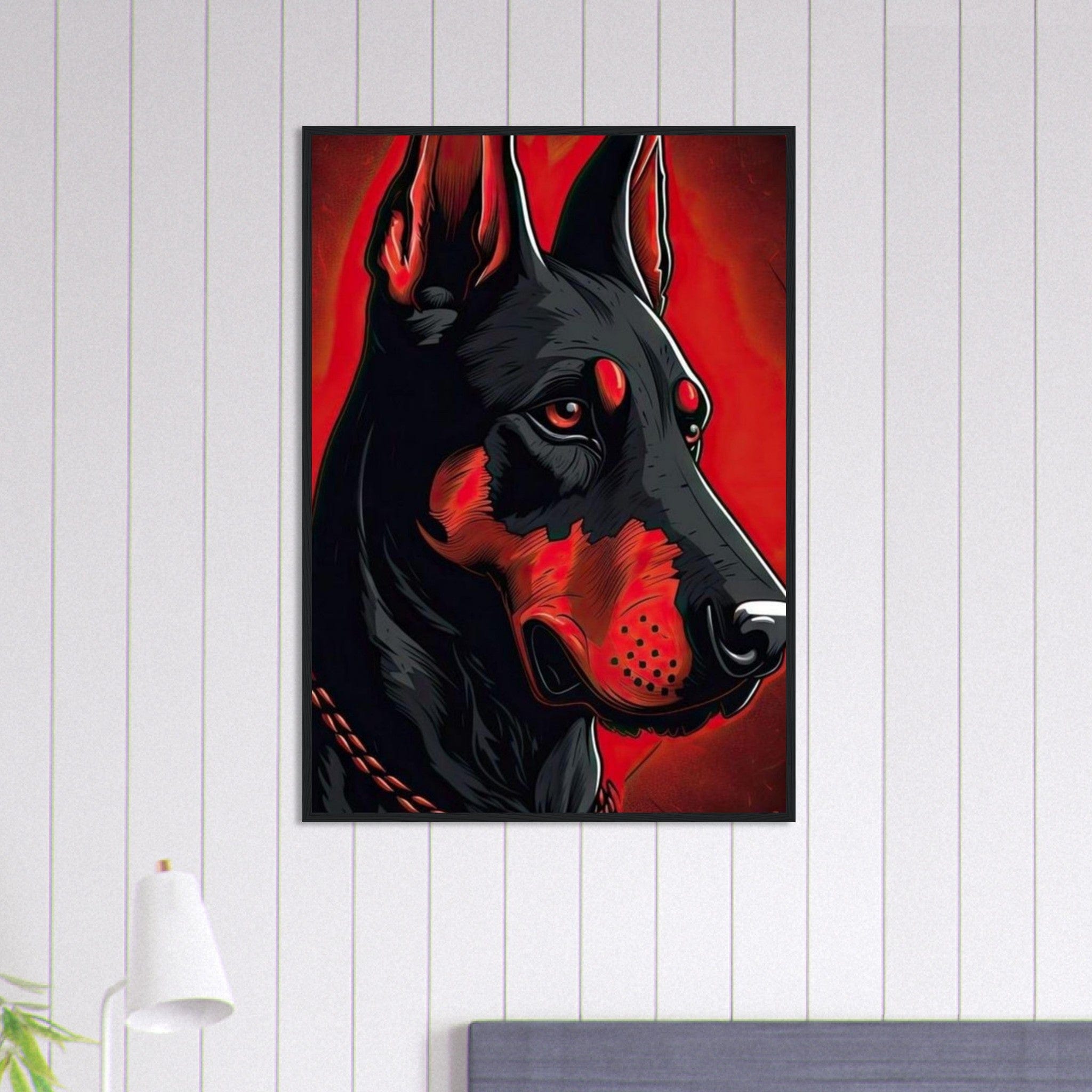 Canvanation Print Material 70x100 cm / 28x40″ Tableau Chien - Le monde à travers leurs yeux