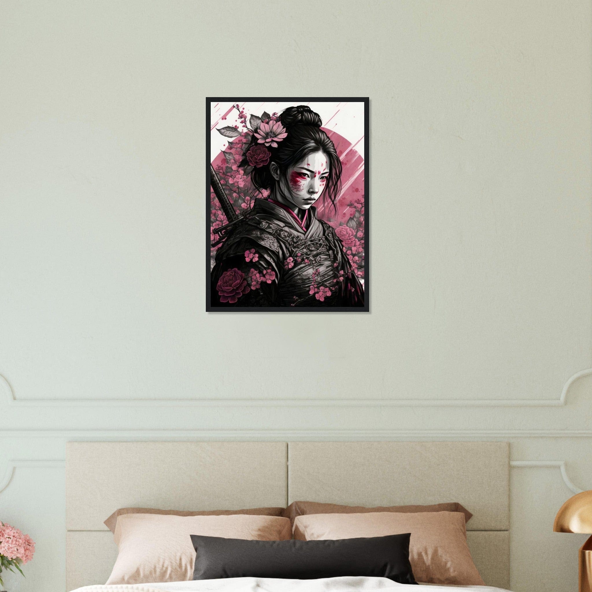 Canvanation Print Material 45x60 cm / 18x24″ Tableau Japon Vintage Geisha Horreur