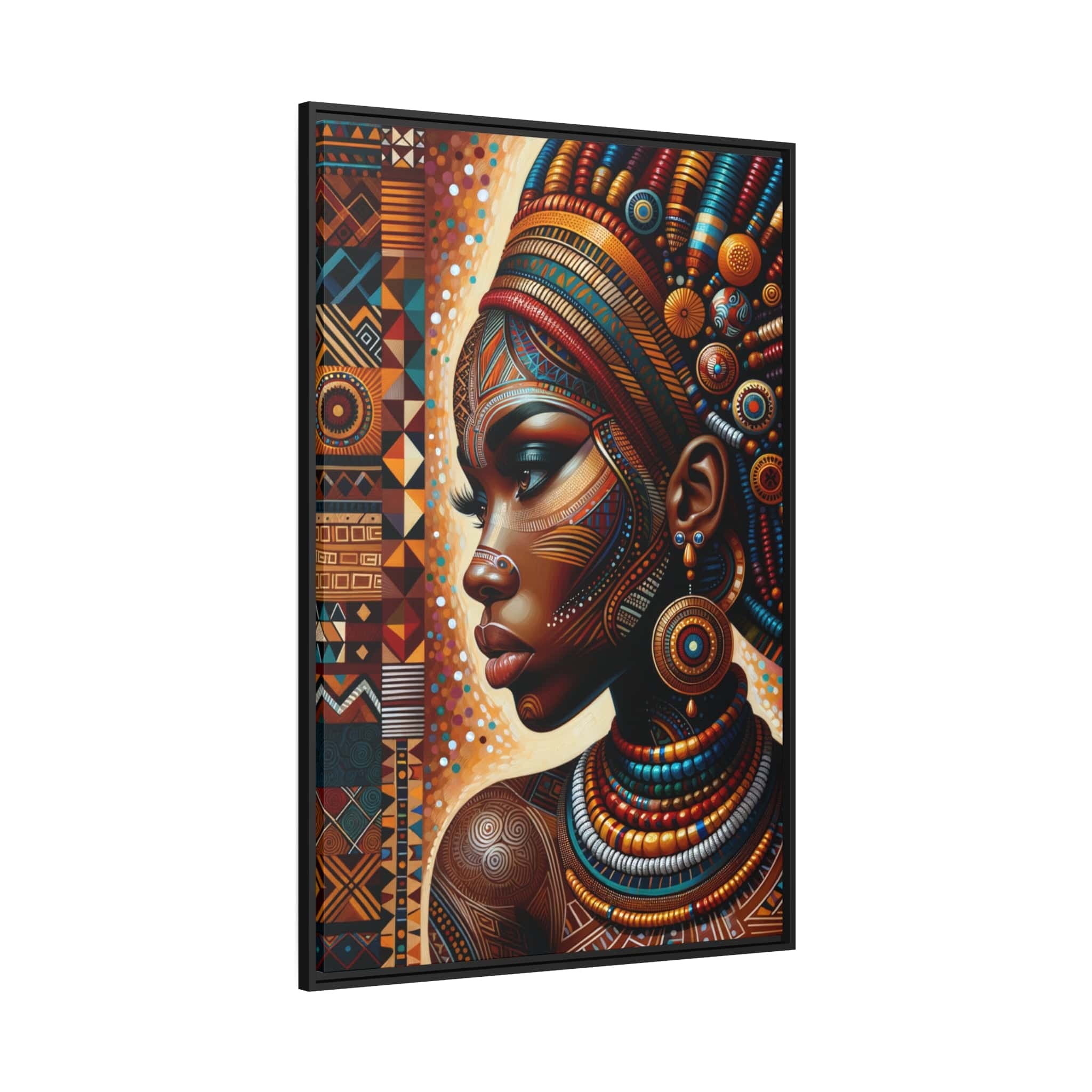 Printify Canvas Tableau "Enchantresses africaines : célébration de la beauté et de la puissance féminine"