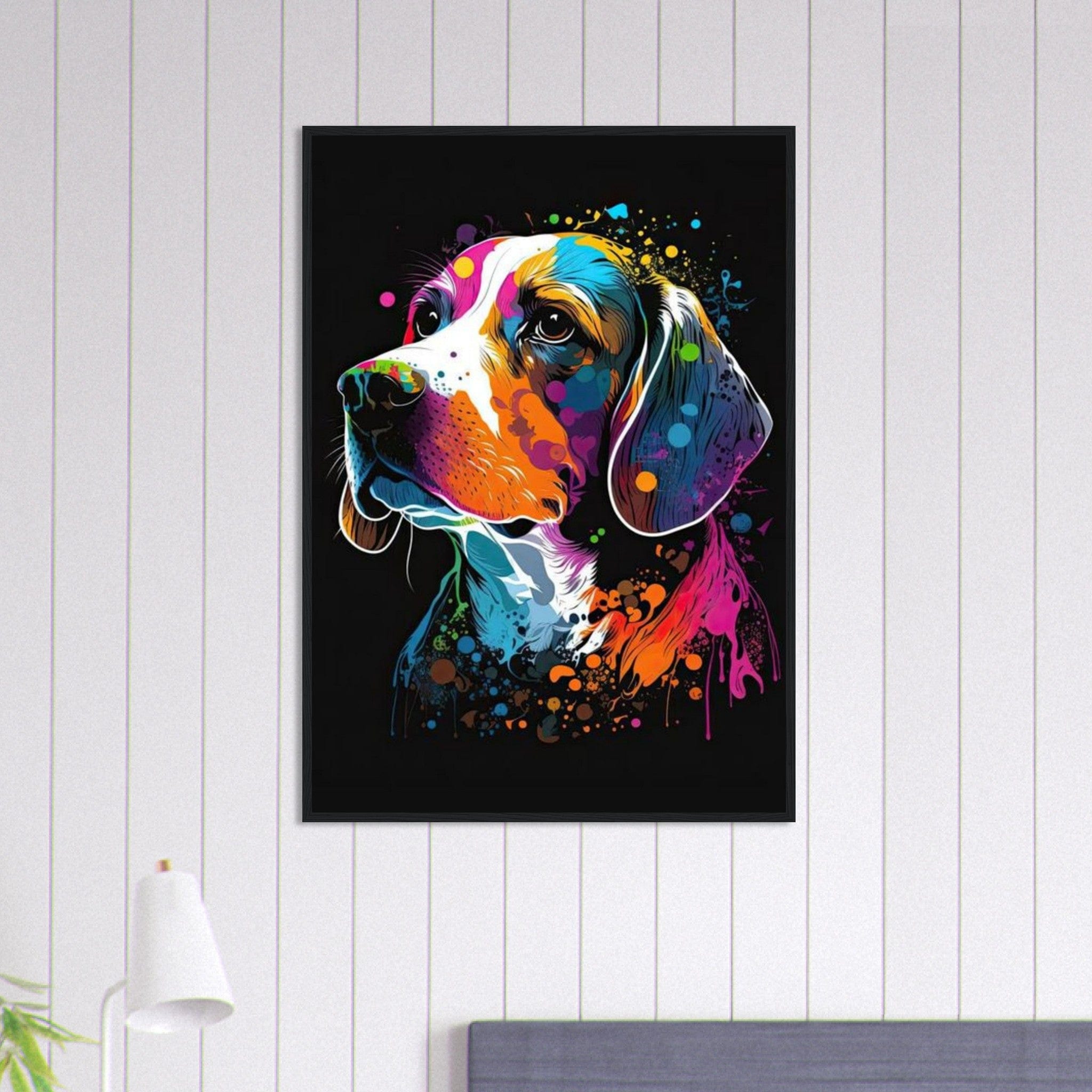 Canvanation Print Material 70x100 cm / 28x40″ Tableau Chien - Compagnon fidèle