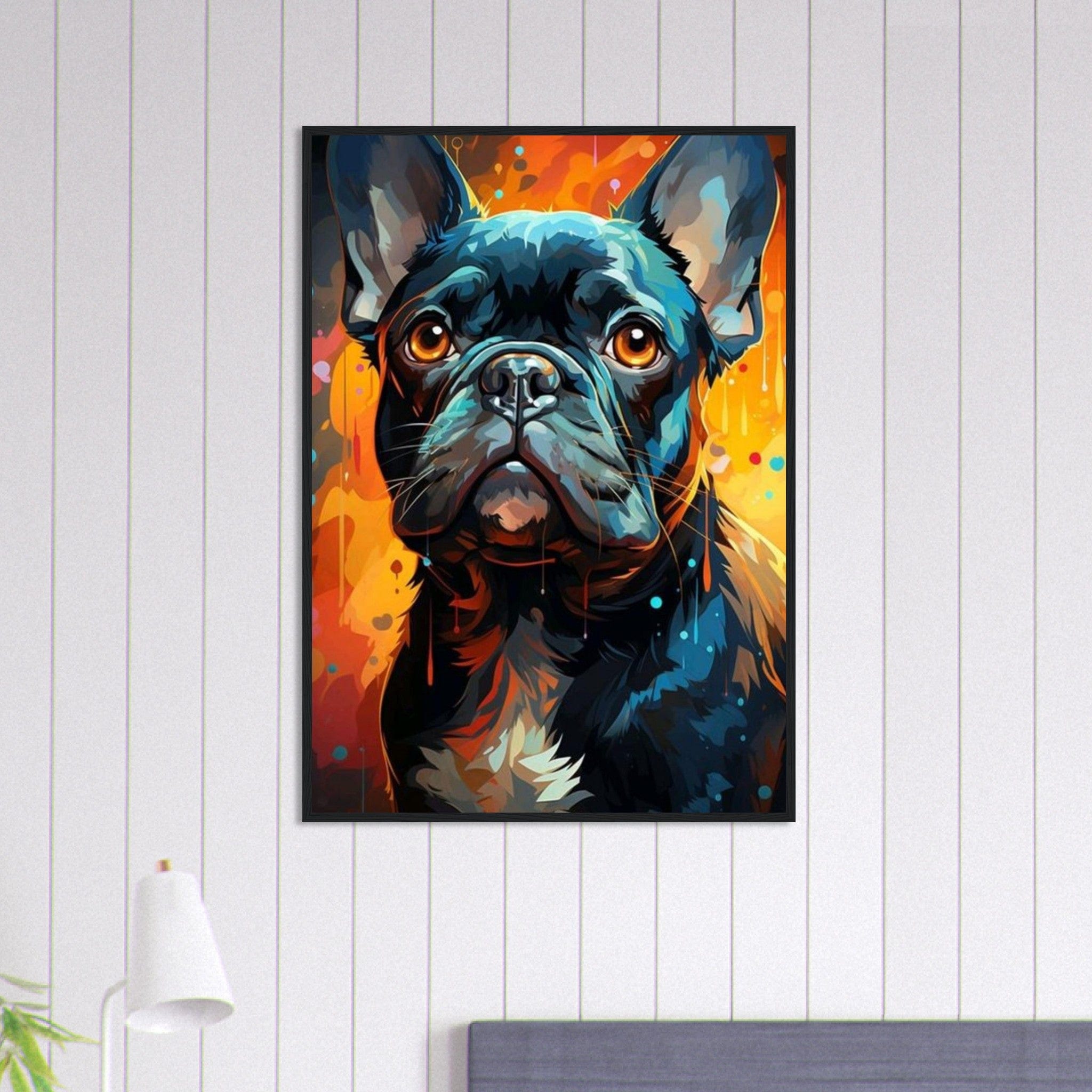 Canvanation Print Material 70x100 cm / 28x40″ Tableau Chien Compagnon fidèle