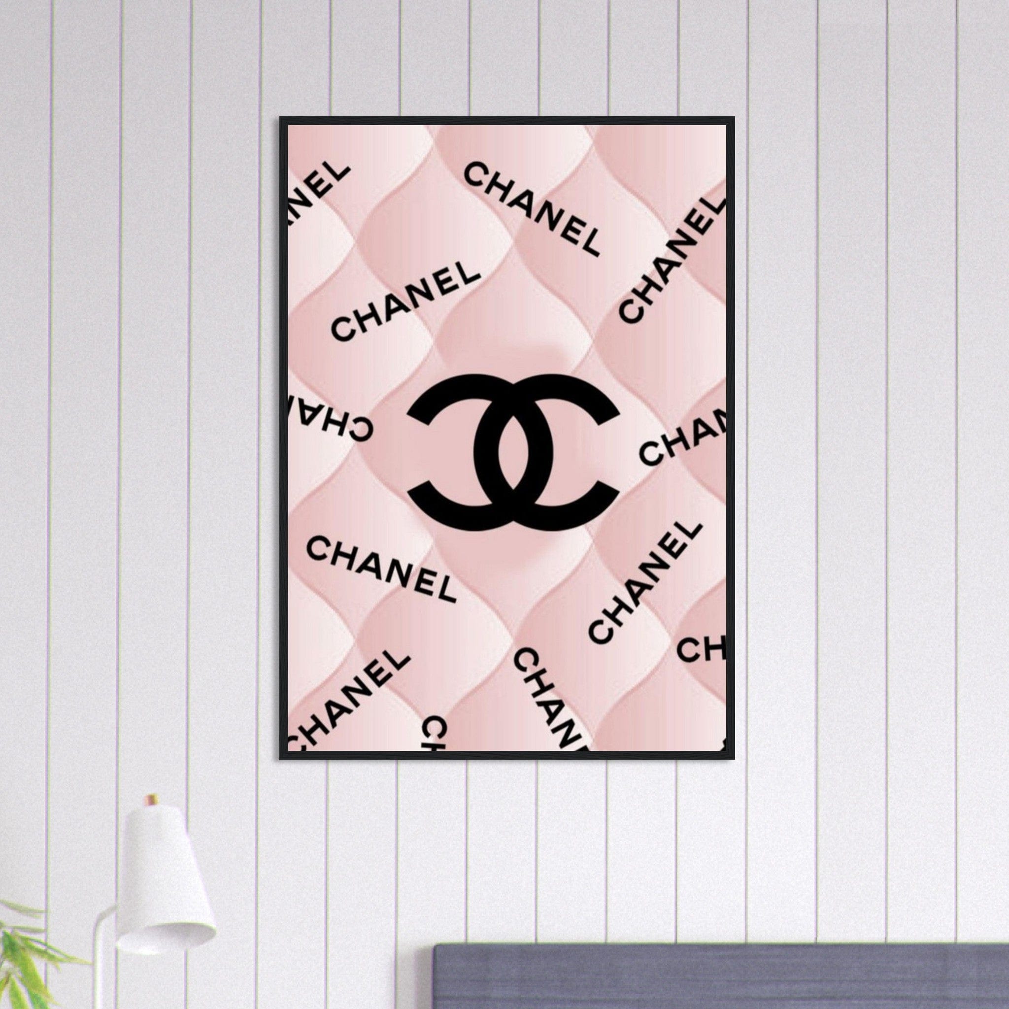 Canvanation Print Material 70x100 cm / 28x40″ Tableau Chanel Fond Matelasse