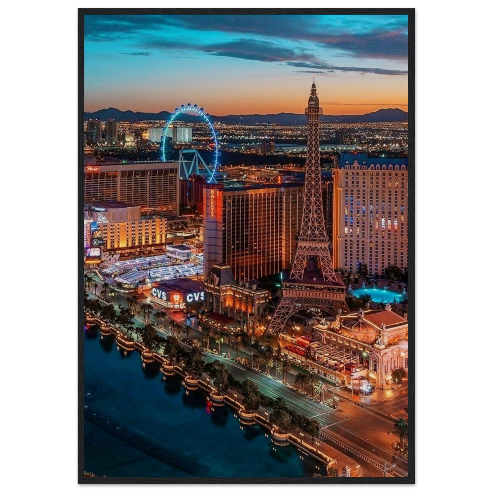 Gelato Print Material 70x100 cm / 28x40″ Tableau Ville Las Vegas