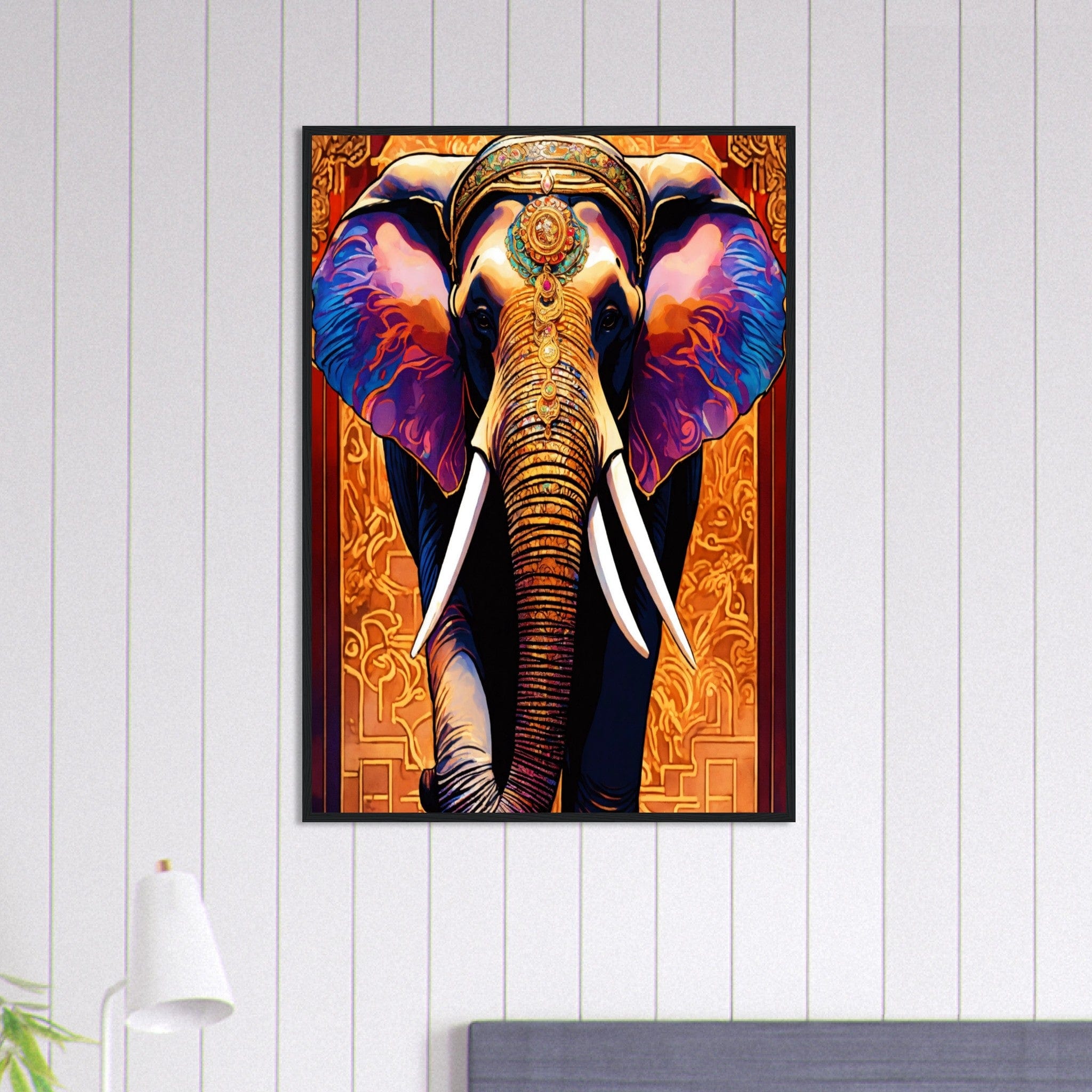 Canvanation Print Material 70x100 cm / 28x40″ Tableau Elephant Rêve Africain