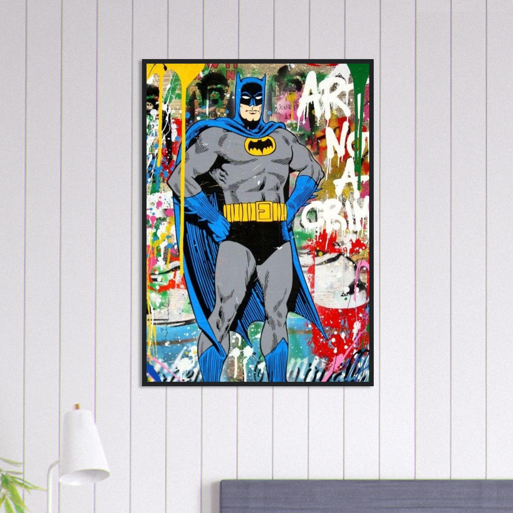 Canvanation Print Material 70x100 cm / 28x40″ Tableau Batman Street Art