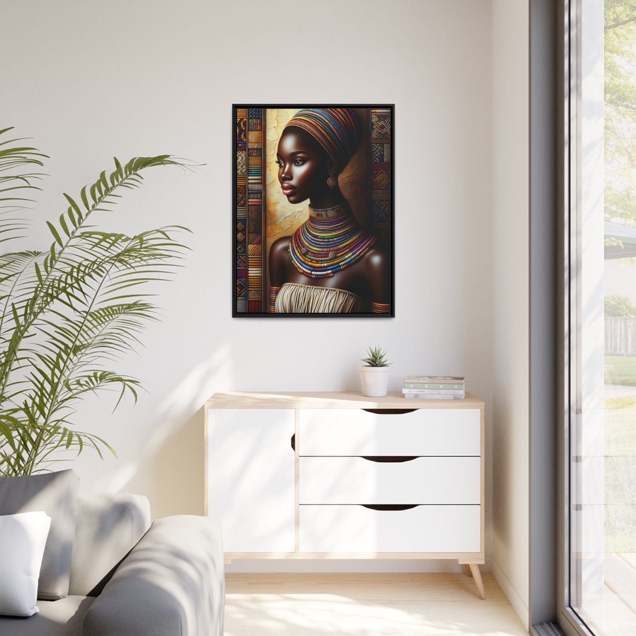 Printify Canvas Tableau "La beauté et la puissance des femmes africaines"