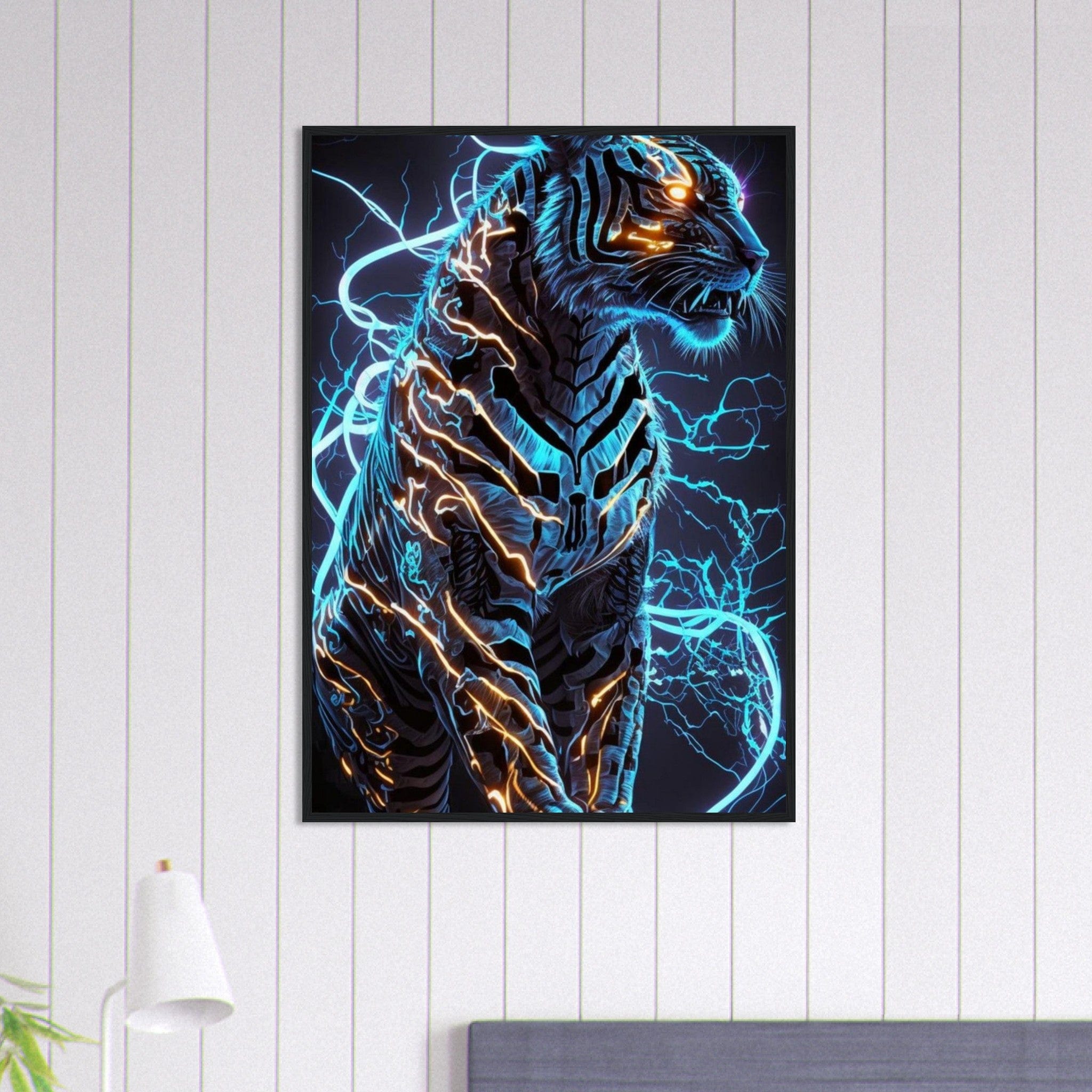 Canvanation Print Material 70x100 cm / 28x40″ Tableau Tigre Surnaturel