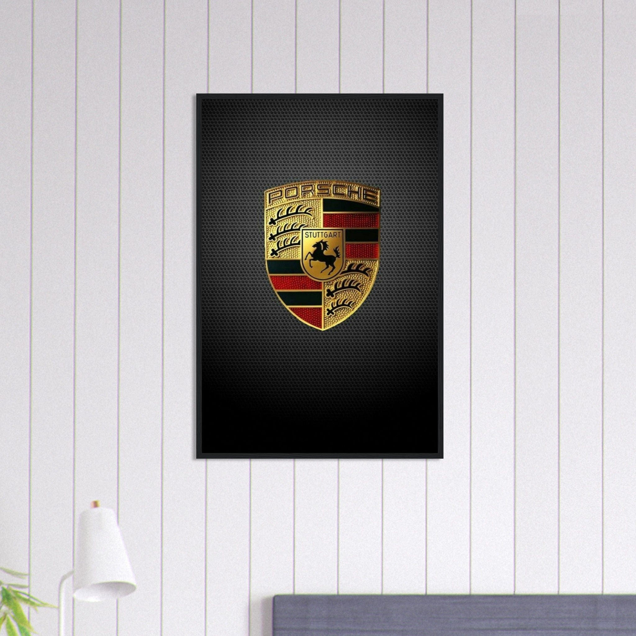 Canvanation Print Material 60x90 cm / 24x36″ Tableau Plastron Porsche