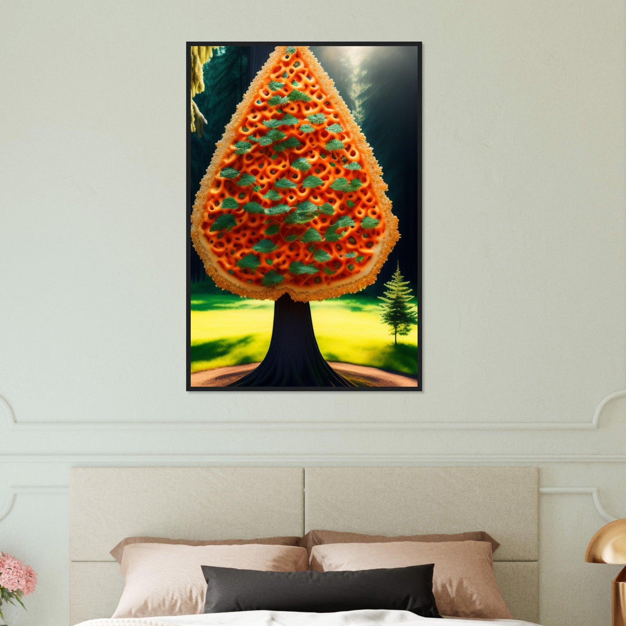 Canvanation Print Material 60x90 cm / 24x36″ Tableau Arbre De Vie Rouge