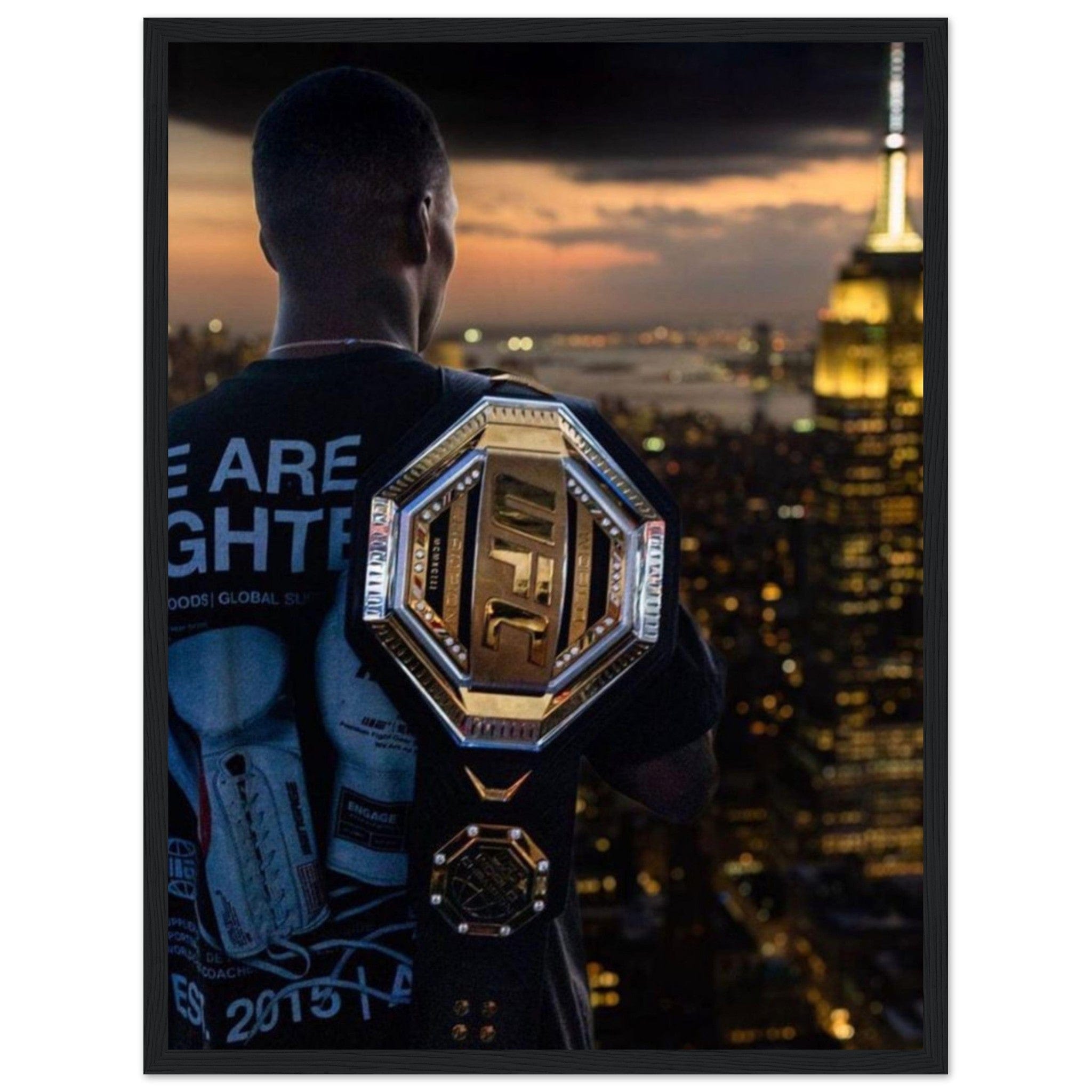 Canvanation Print Material Tableau Boxe Ceinture Champion