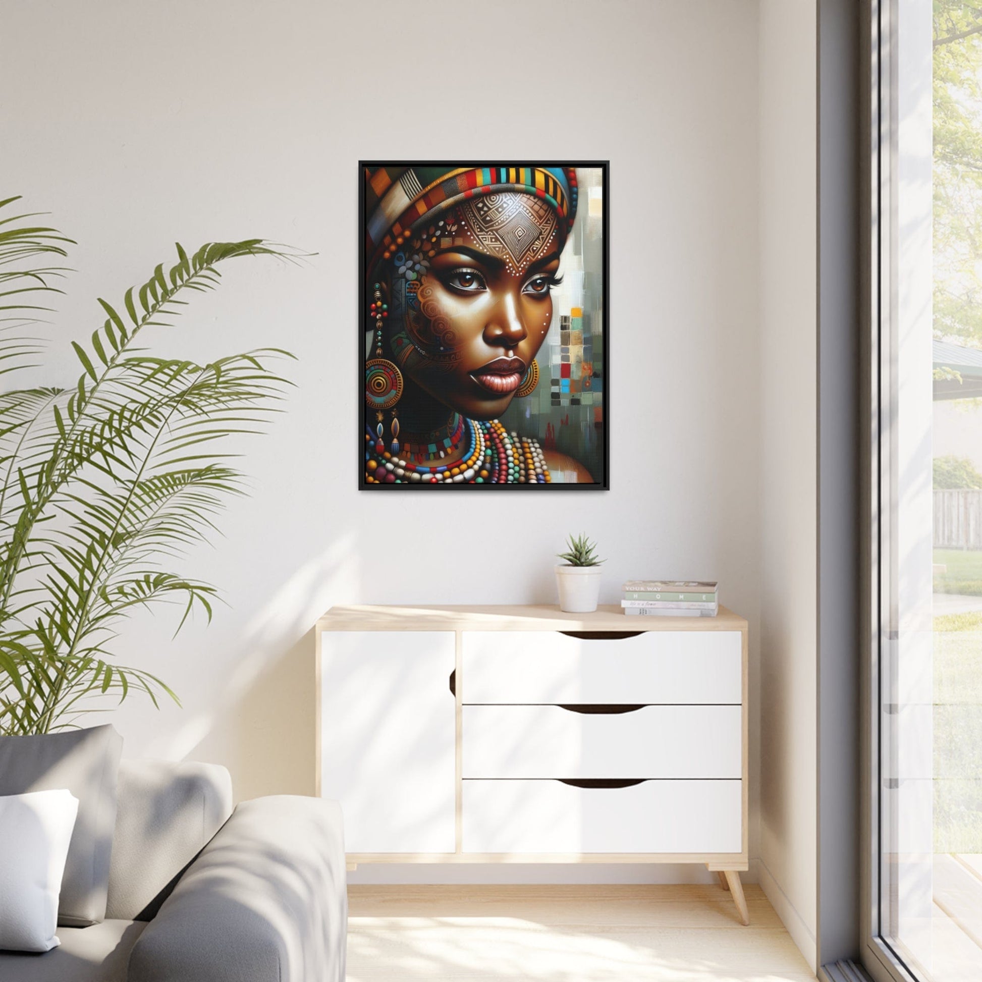 Tableau "La force et la grâce : portraits de femmes africaines" Canvanation