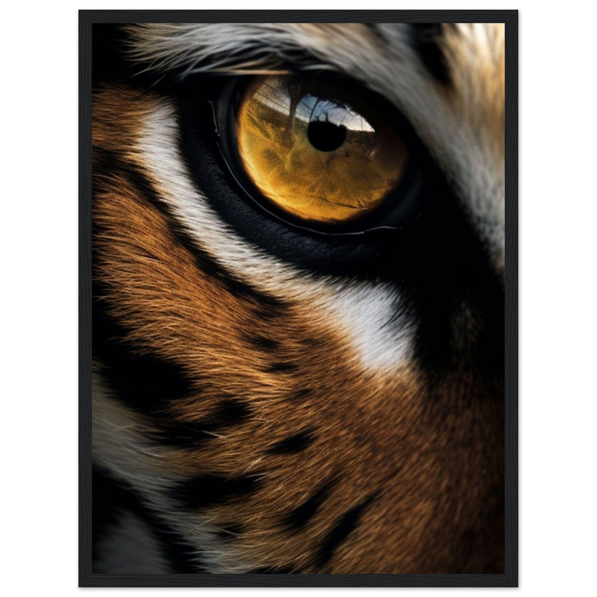 Canvanation Print Material 45x60 cm / 18x24″ Peinture Tigre Abstrait