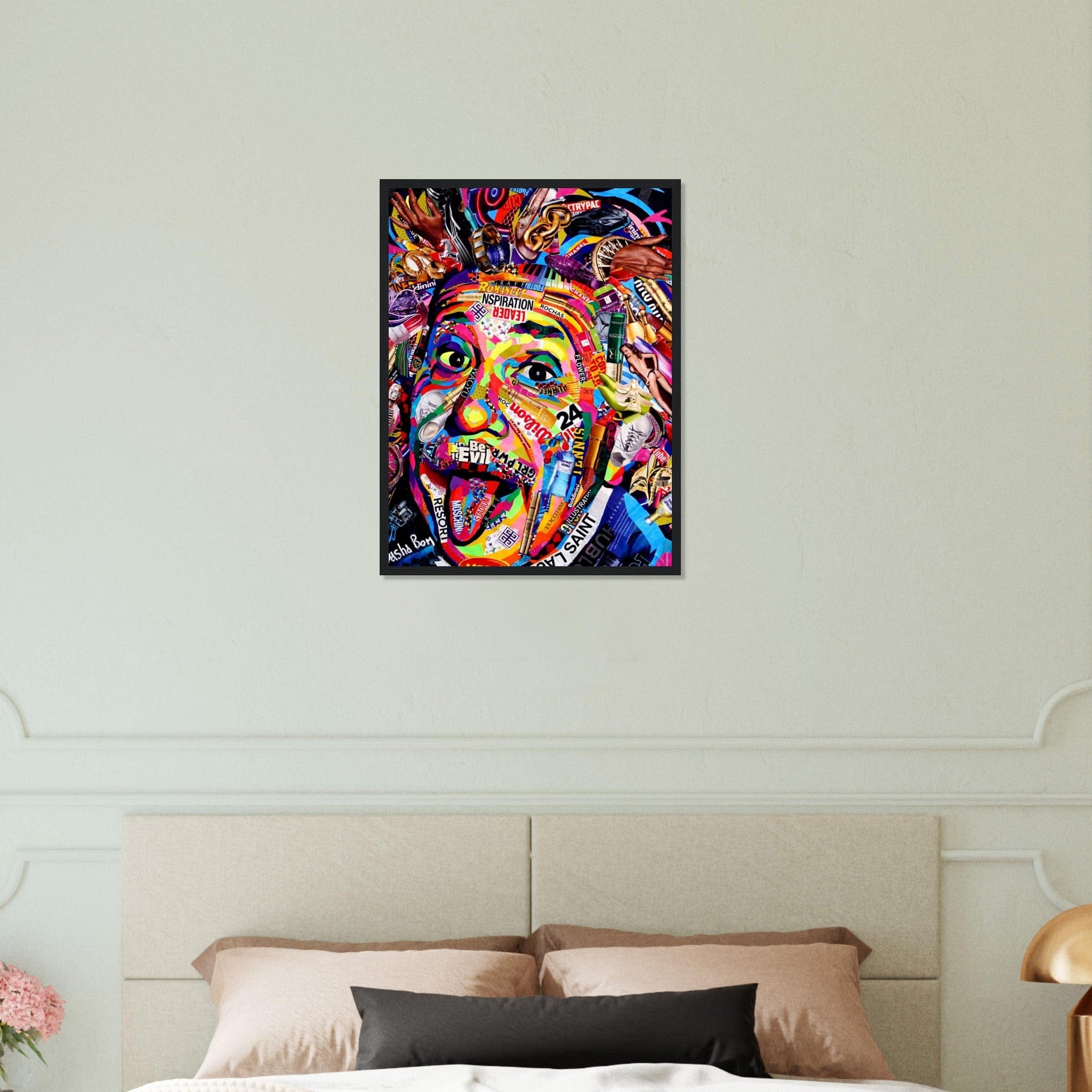 Canvanation Print Material 45x60 cm / 18x24″ Tableau Einstein Street Art