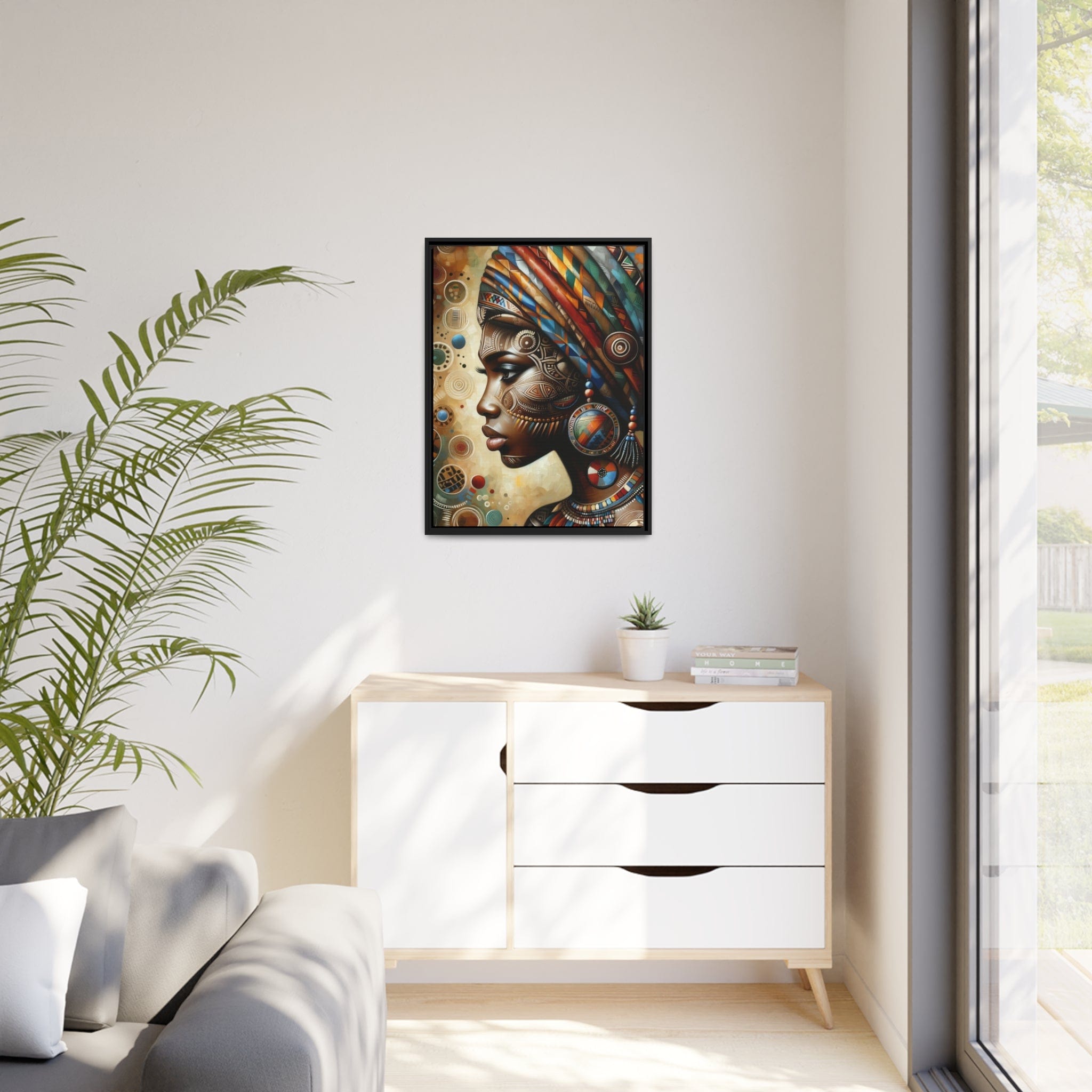 Printify Canvas Tableau "La beauté, la grâce et la force des femmes africaines"