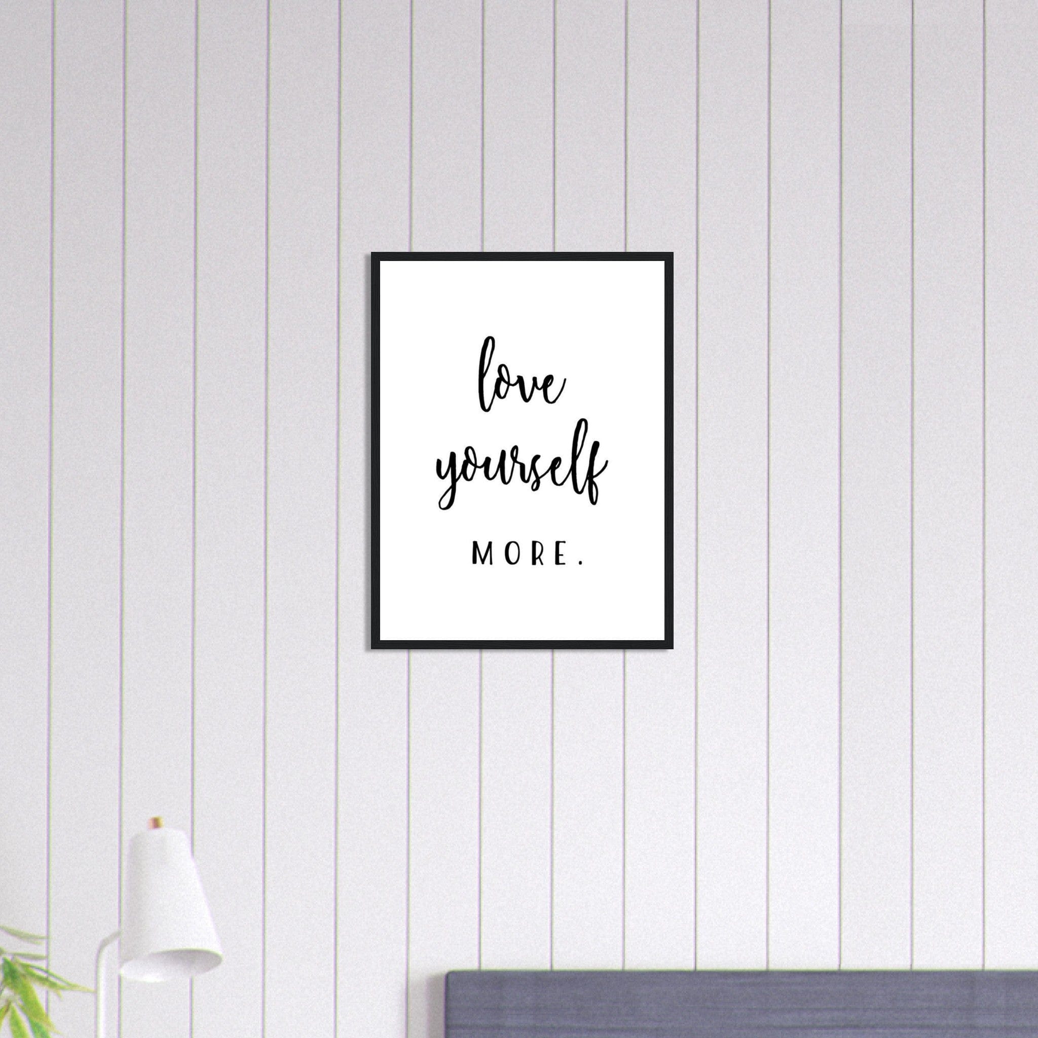 Canvanation Print Material 45x60 cm / 18x24″ Tableau Motivation Love Yourself More