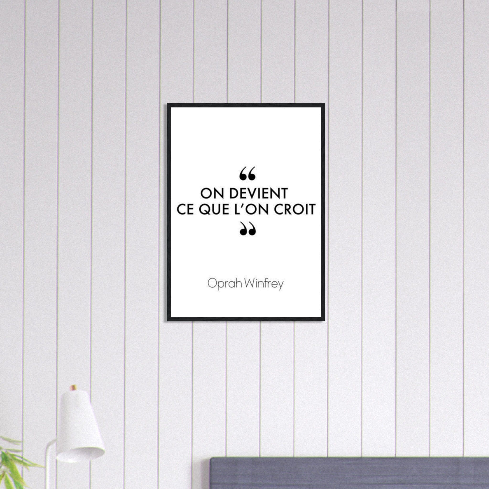 Canvanation Print Material 50x70 cm / 20x28″ Tableau Citation Oprah Winfrey