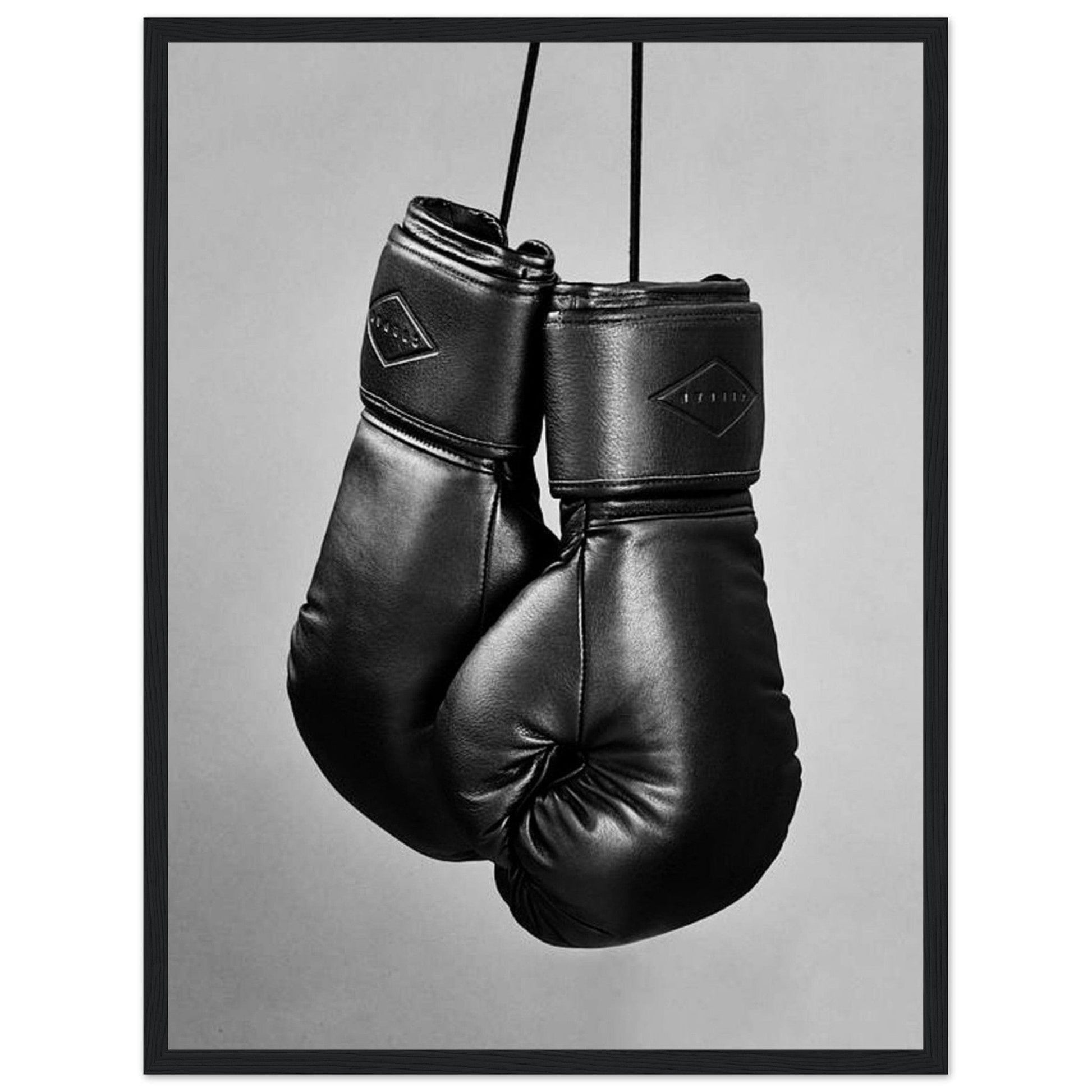 Tableau Boxe Gants Noirs Canvanation