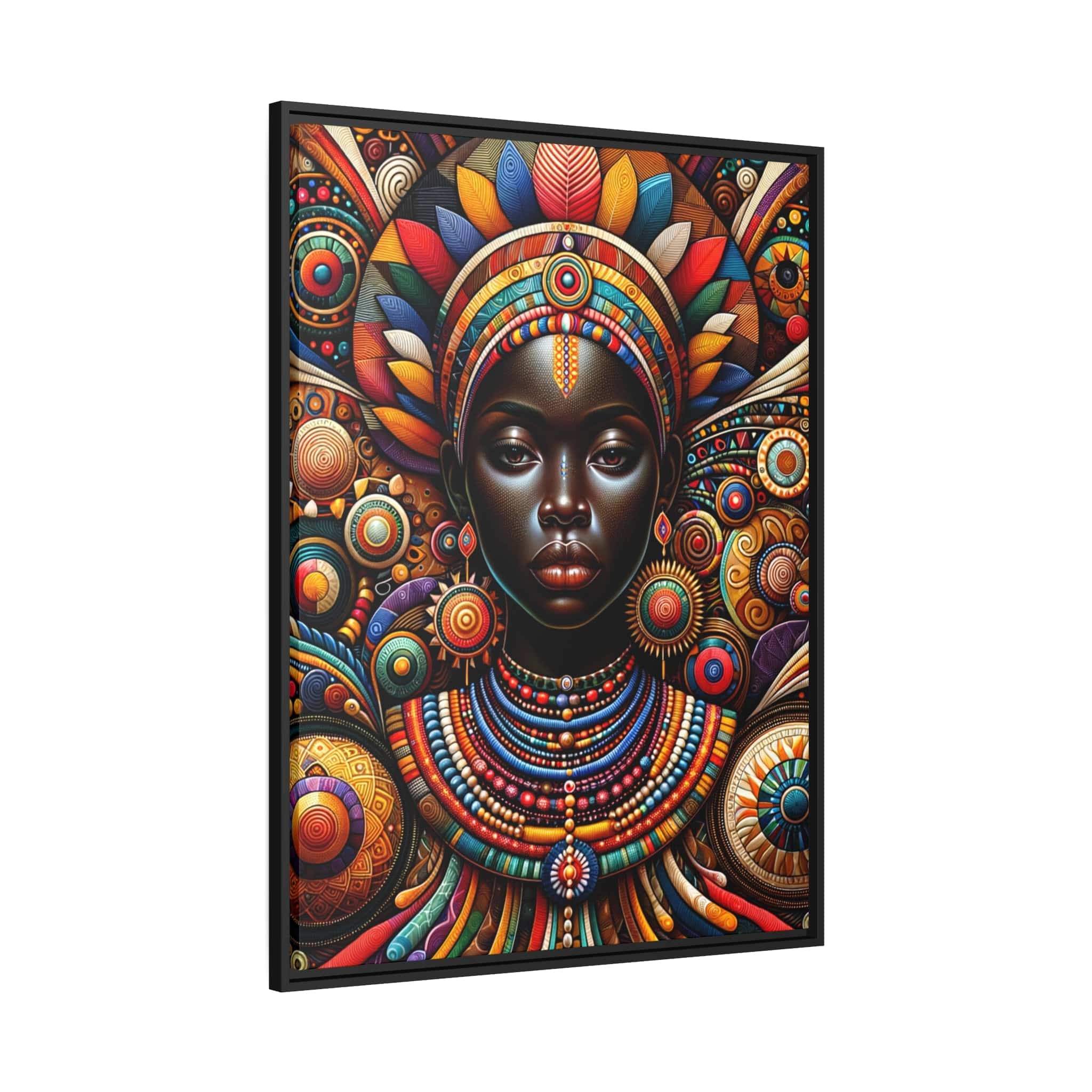 Printify Canvas Tableau "La puissance et la grâce : un hommage à la femme africaine"