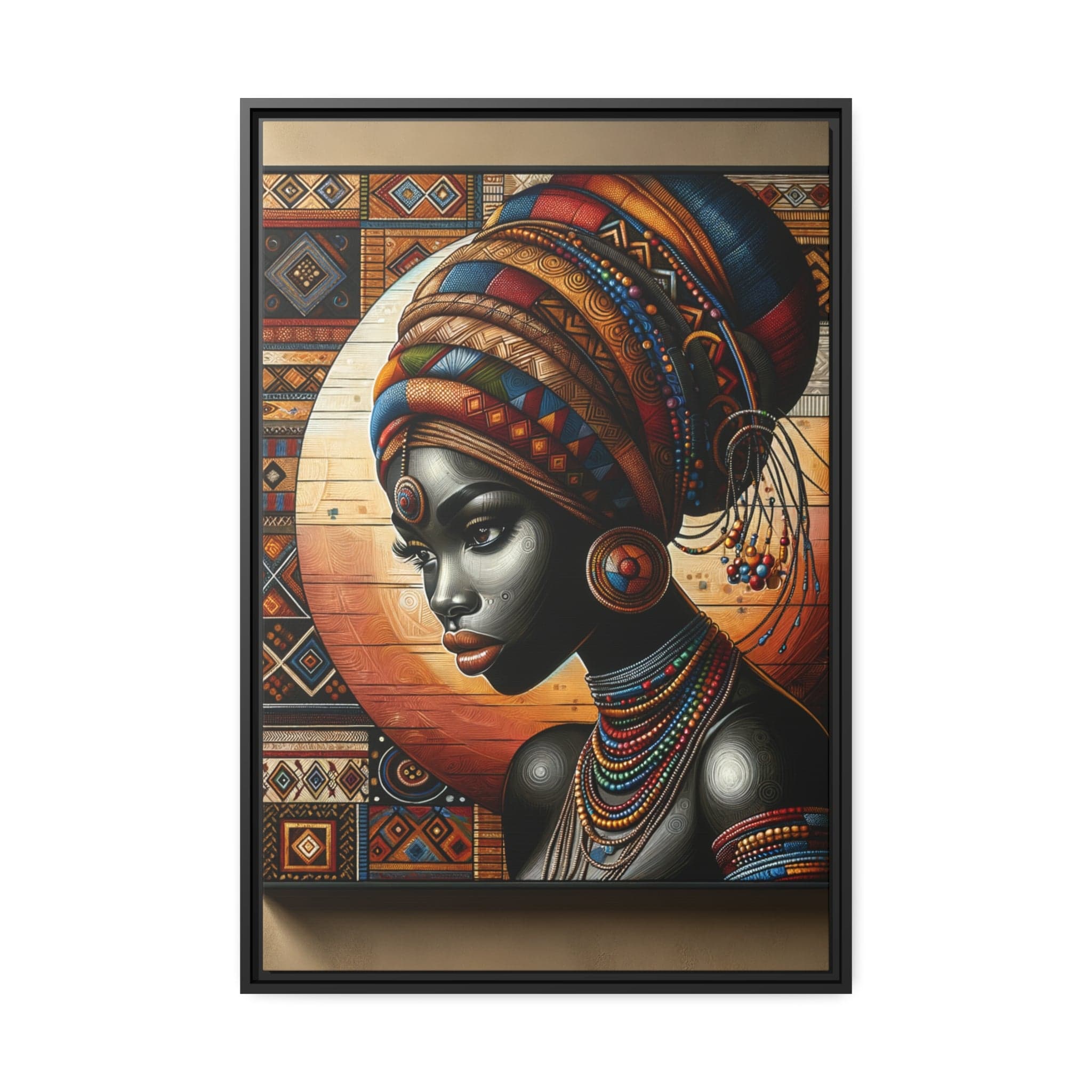 Printify Canvas 61.00 Cm″ x 91.40 Cm″ (Vertical) Tableau "Les femmes africaines : une symphonie de grâce, de force et de résilience"