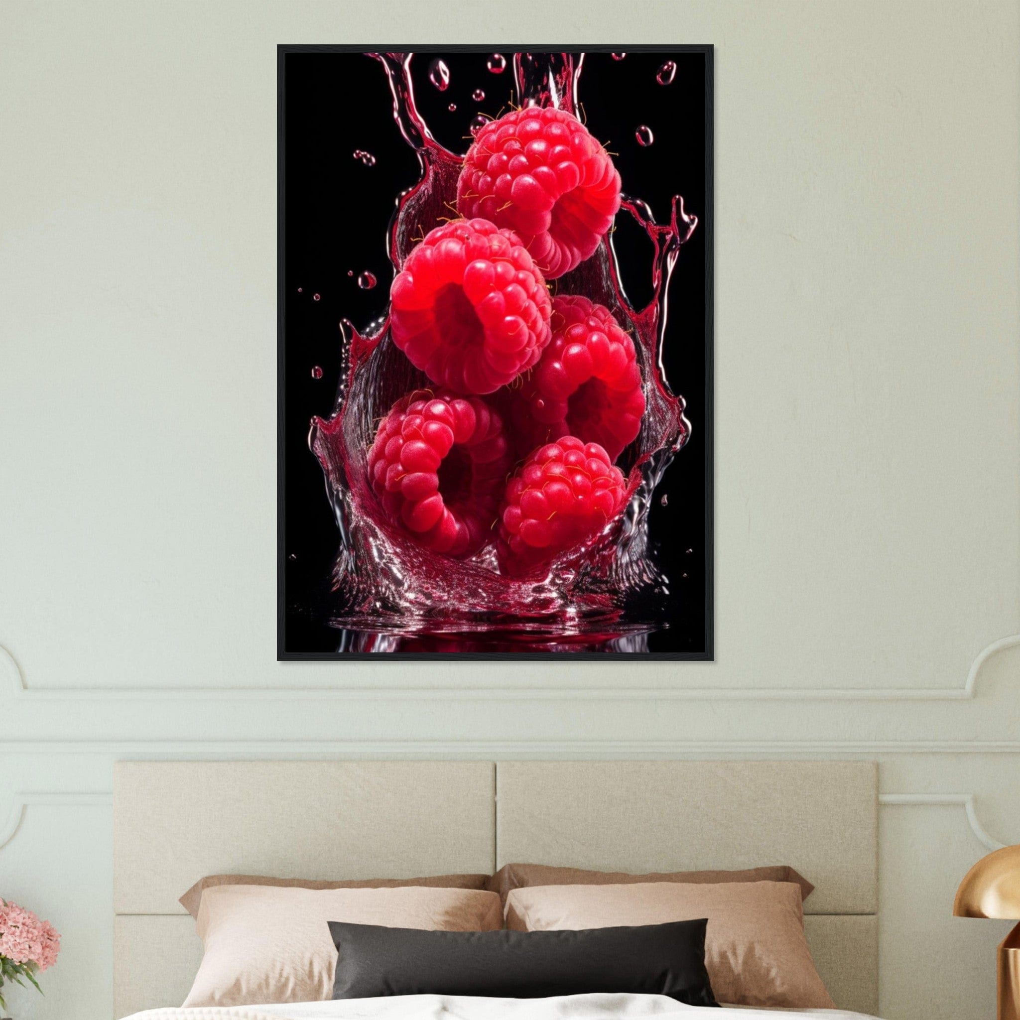 Canvanation Print Material Tableau Cuisine Framboise