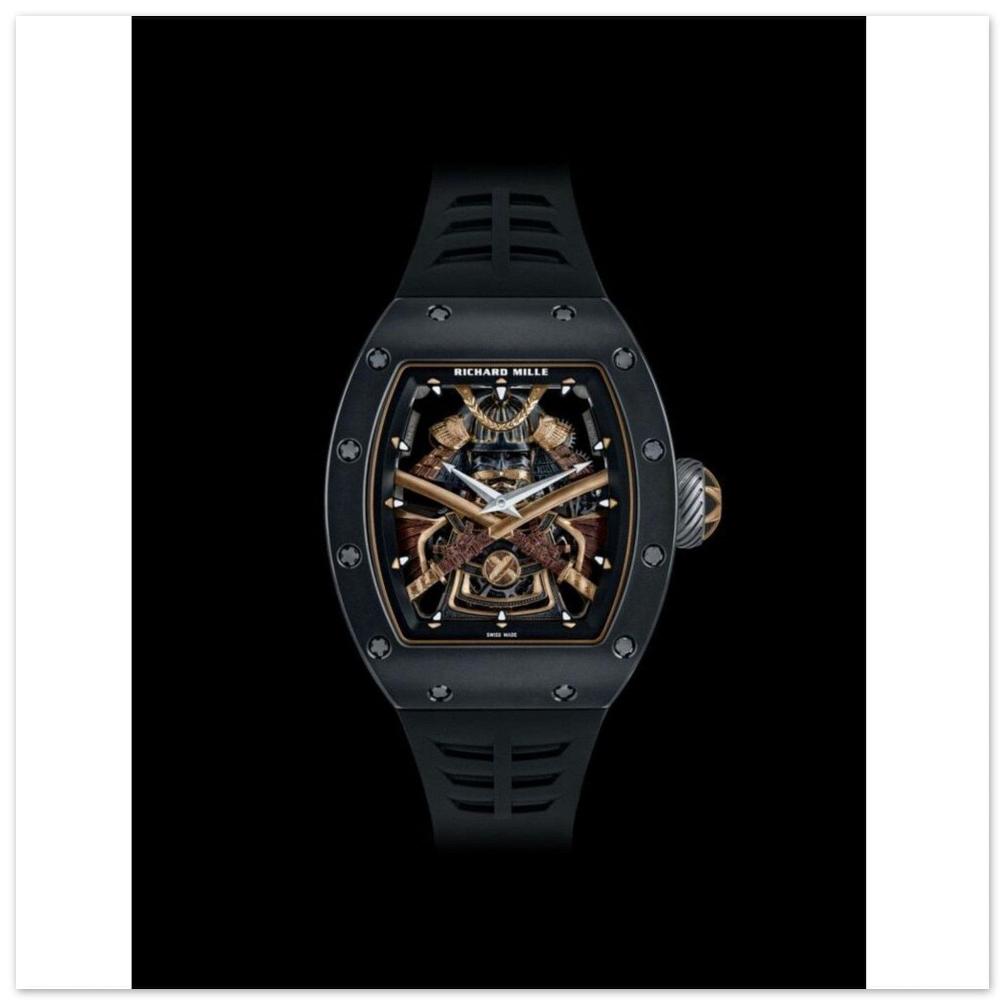 Canvanation Print Material 45x45 cm / 18x18″ Poster Richard Mille Montre Or Médiéval