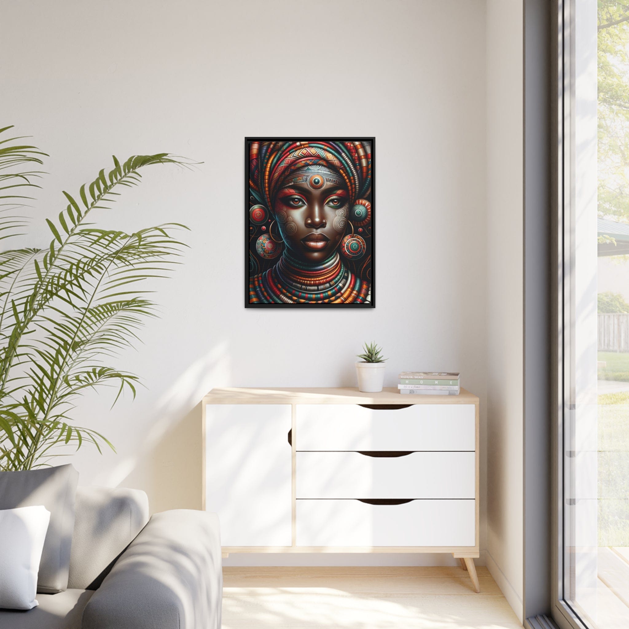 Printify Canvas Tableau "Femmes africaines : Une symphonie de couleurs et de cultures"