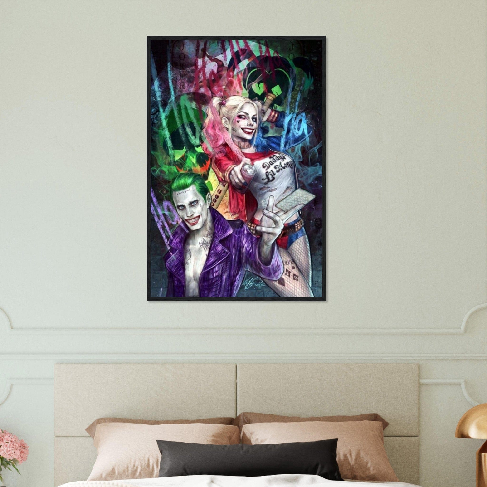 Canvanation Print Material 60x90 cm / 24x36″ Tableau Joker Harley Quinn