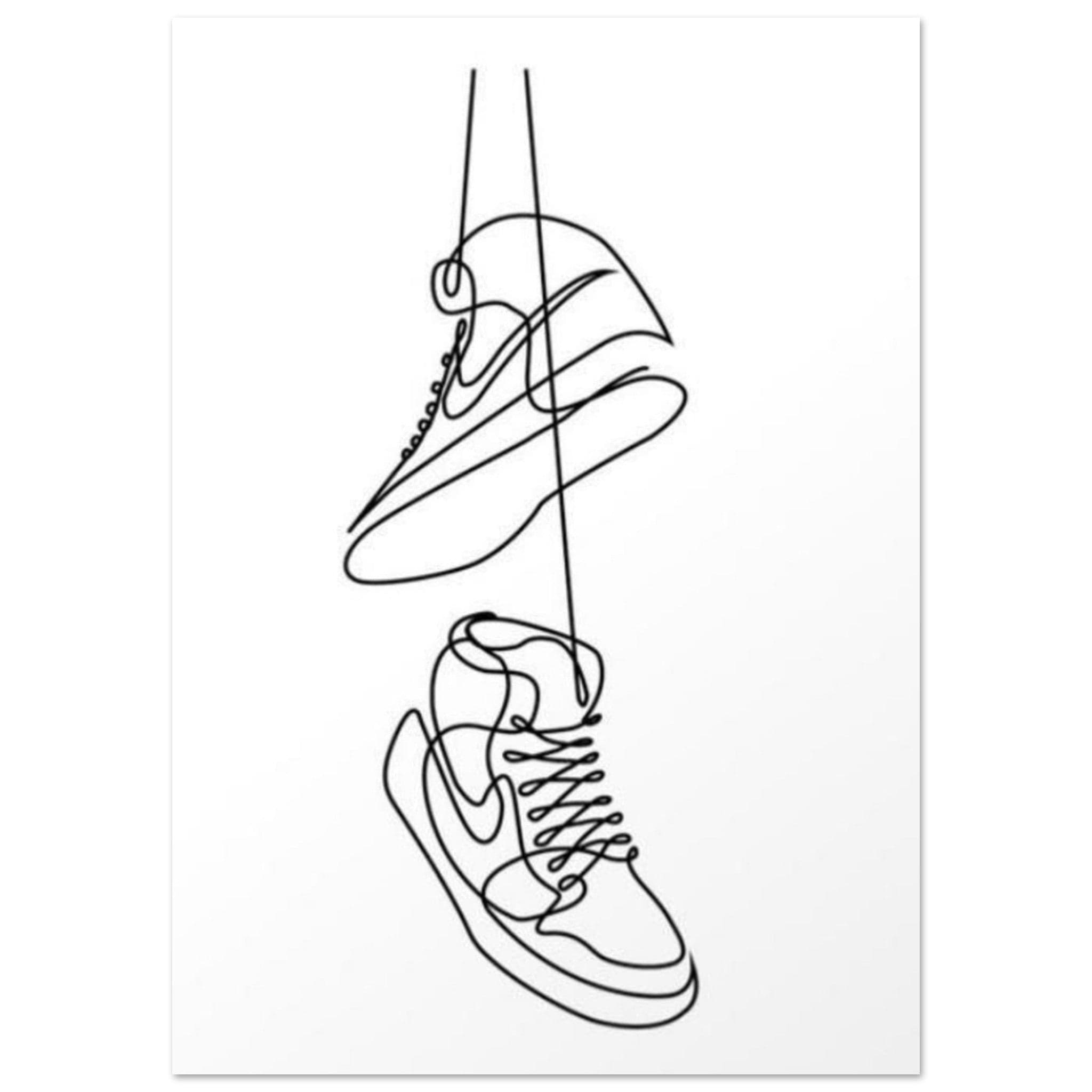 Gelato Print Material A0 (84.1 x 118.9  cm) Poster Sneakers Jordan