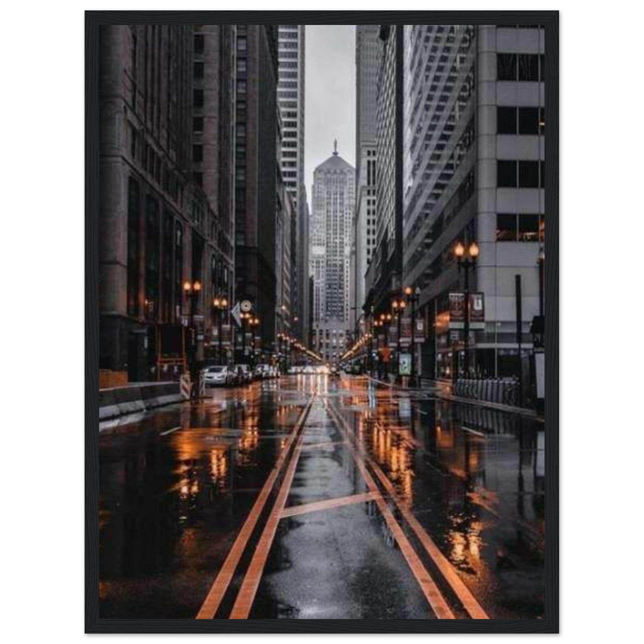 Gelato Print Material 45x60 cm / 18x24″ Tableau Ville New York Rue