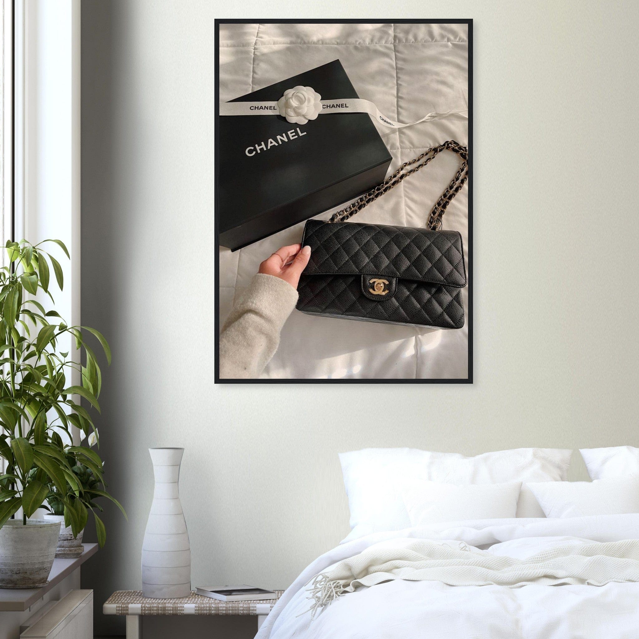 Canvanation 70x100 cm / 28x40″ / W0223A02 Tableau Coco Chanel Noir Et Blanc