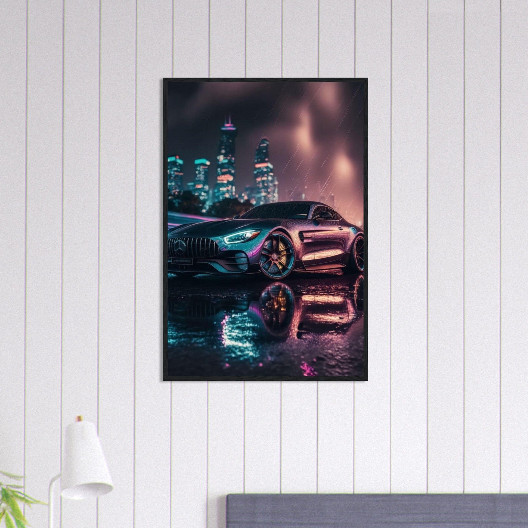 Canvanation Print Material 60x90 cm / 24x36″ Tableau Voiture Mercedes Amg Gt